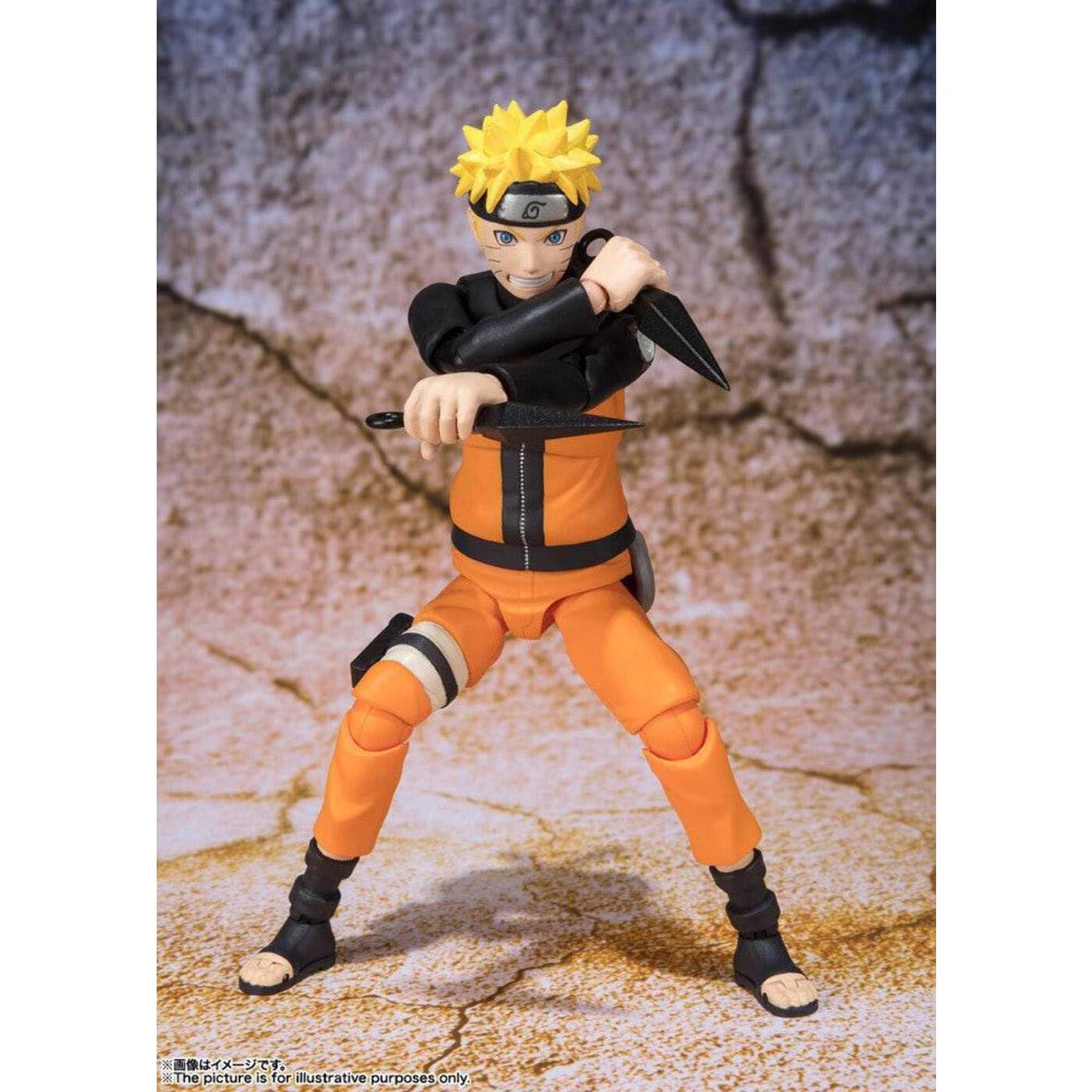 Figura de Acción S.H.Figuarts Naruto Uzumaki 15 cm Bandai