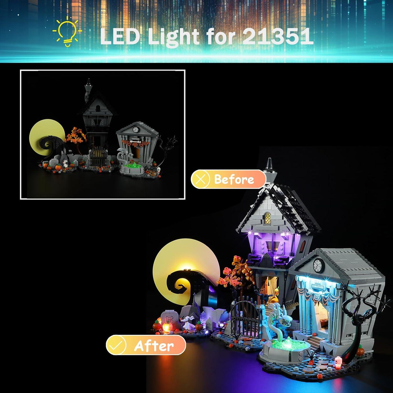 Kit de Luz LED Mililier para LEGO 21351 Disney Jack