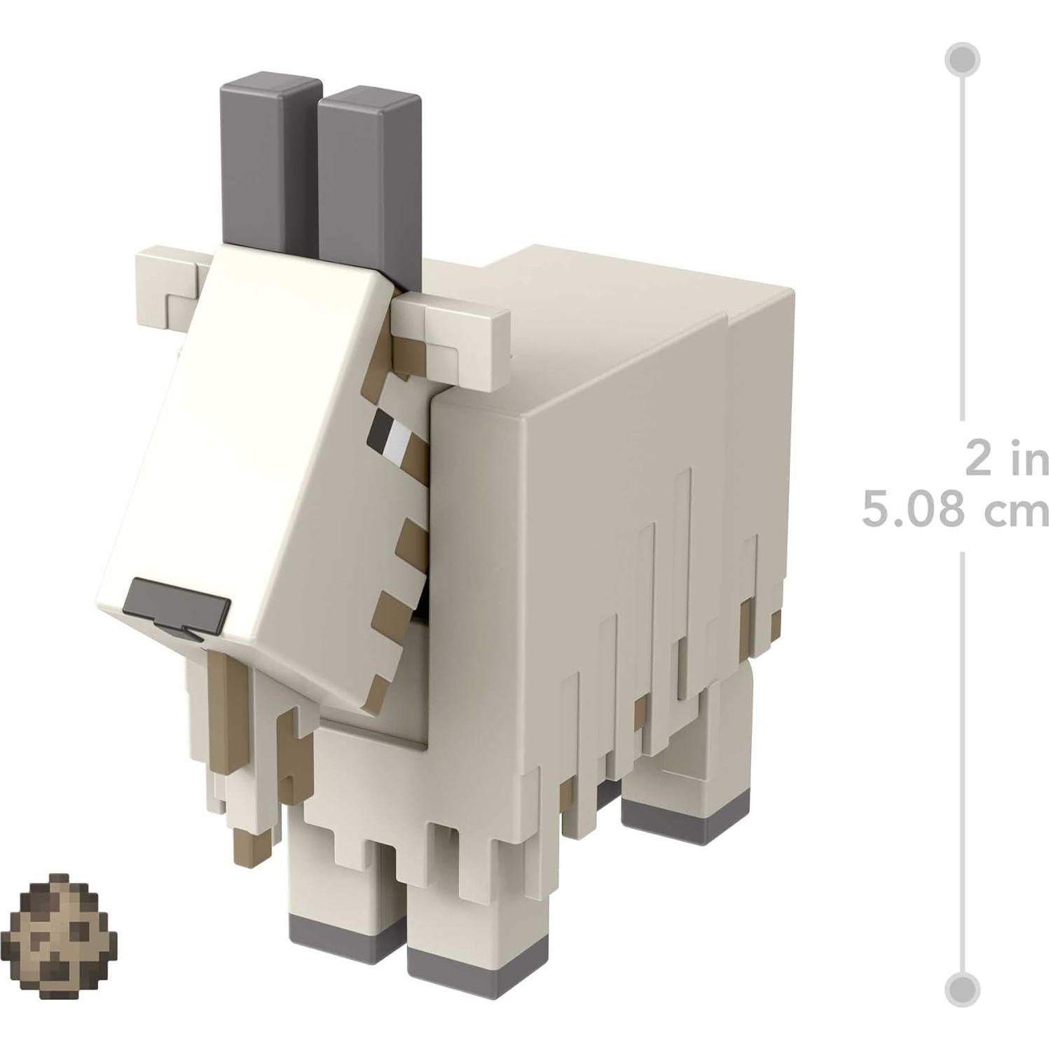 Figura de Acción Cabra Minecraft Mattel 8.25 cm con Portal