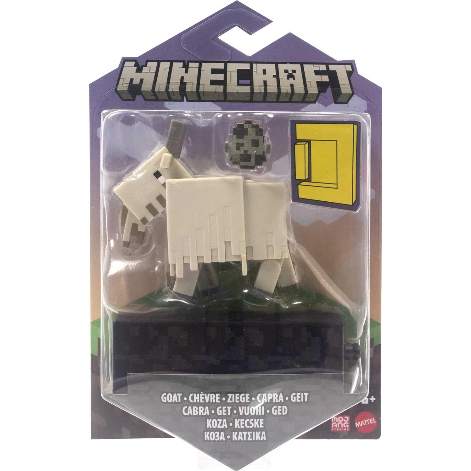 Figura de Acción Cabra Minecraft Mattel 8.25 cm con Portal