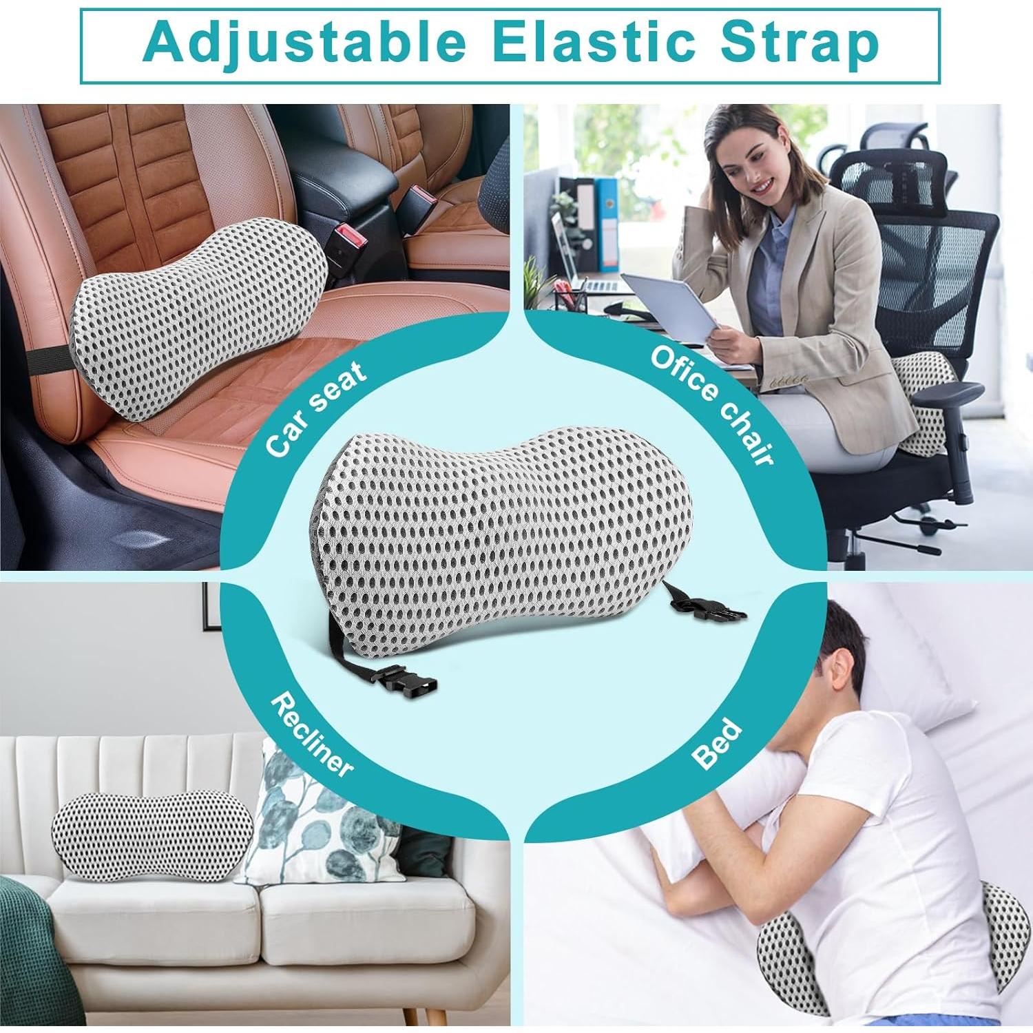 Almohada Lumbar Ergonomica Powerole YZ-HUIBAI Espuma Viscoelástica