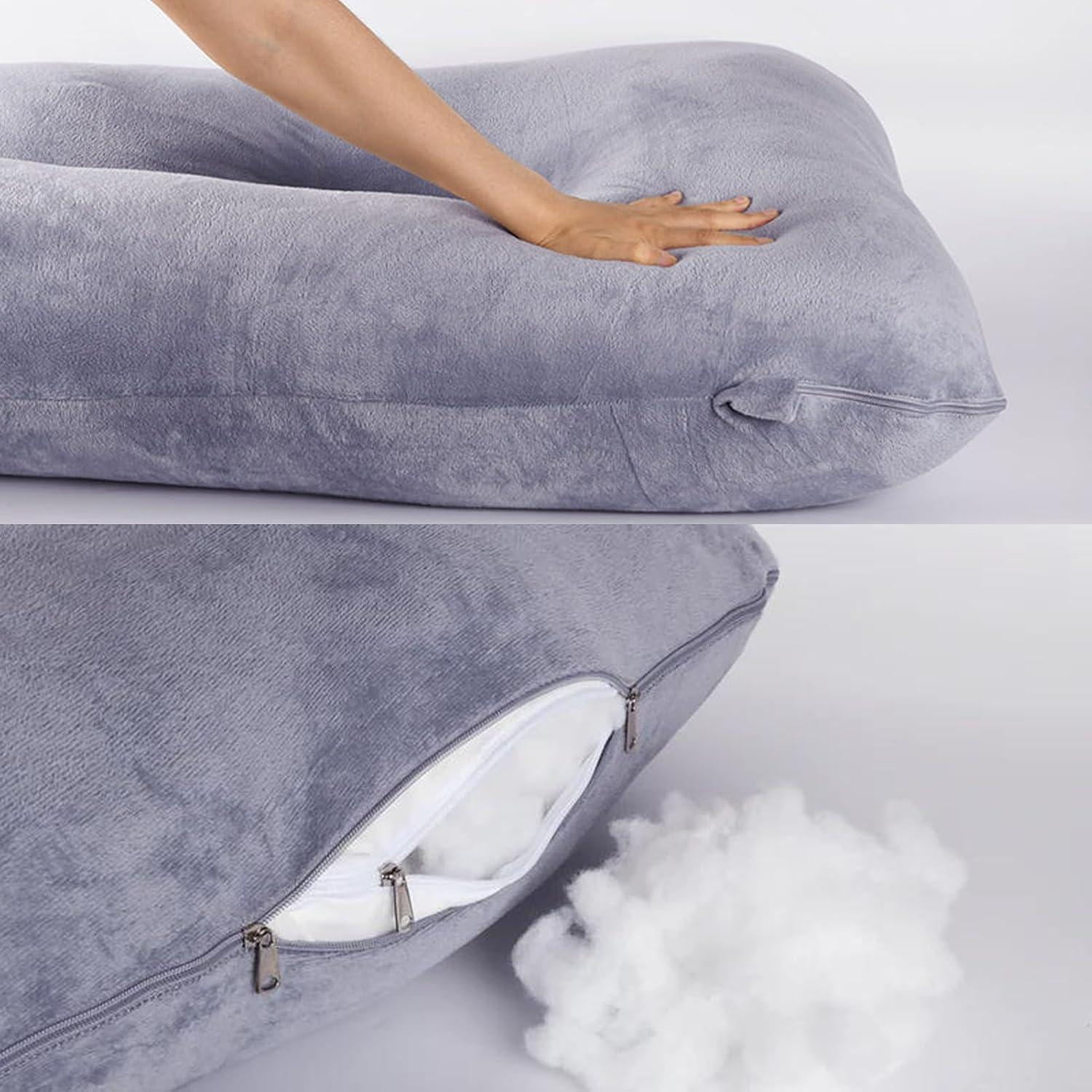 Almohada de Embarazo BATTOP 147 cm Suave y Lavable