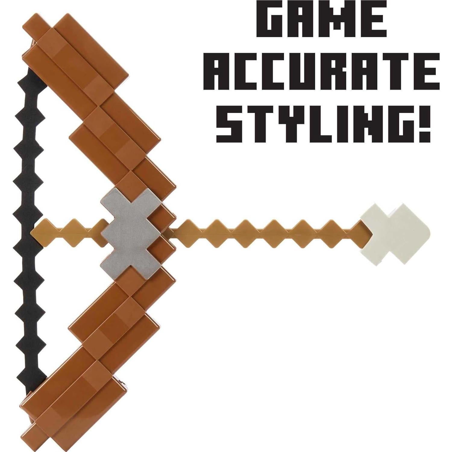 Conjunto Arco y Flecha Minecraft Mattel con Sonidos - Juguete Infantil