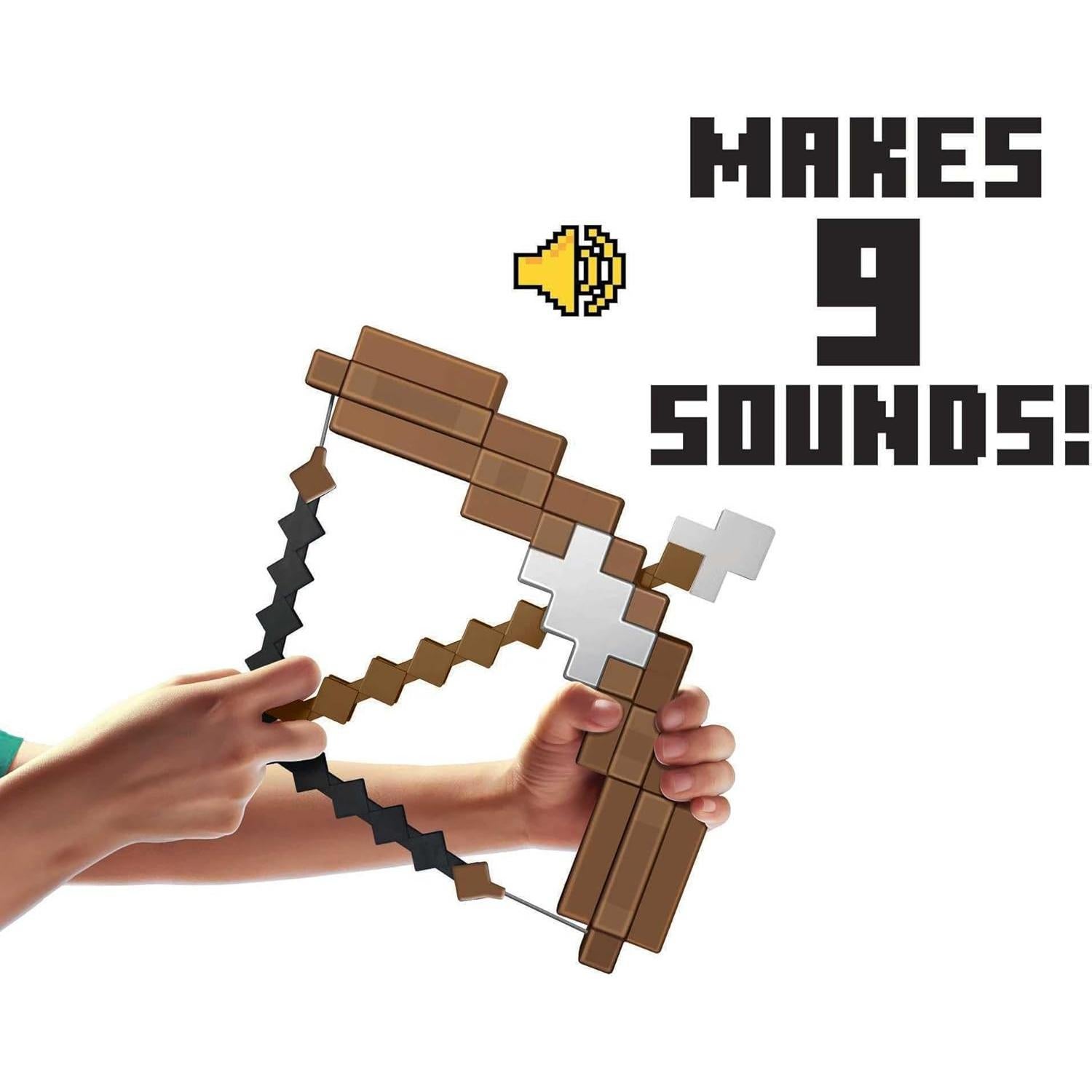 Conjunto Arco y Flecha Minecraft Mattel con Sonidos - Juguete Infantil