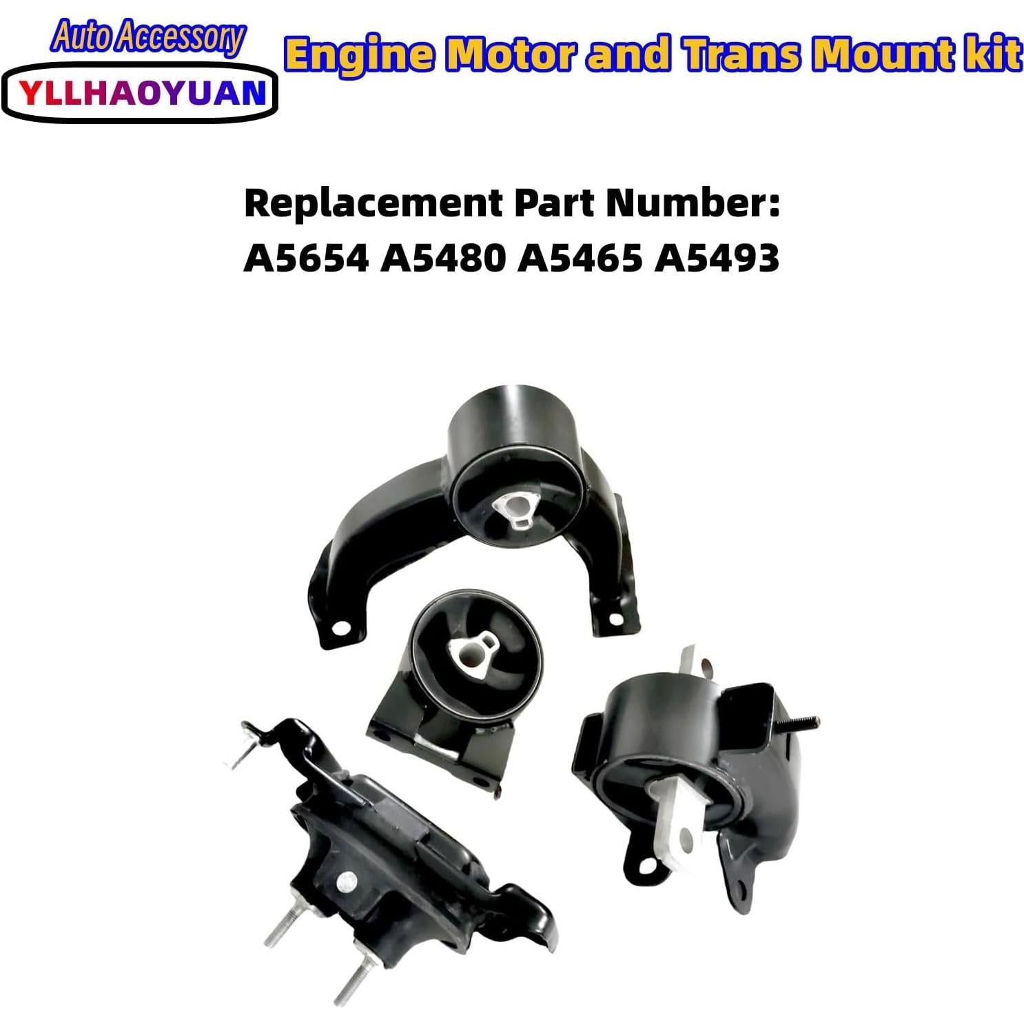 Juego de Soportes de Motor 4Pcs Yllhaoyuan 2008-2010 Chrysler