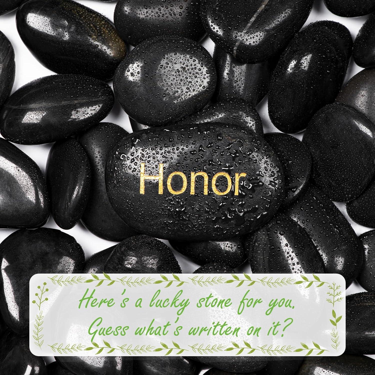 Rocas Naturales Pulidas Ausluru 2.27kg Negras para Jardín