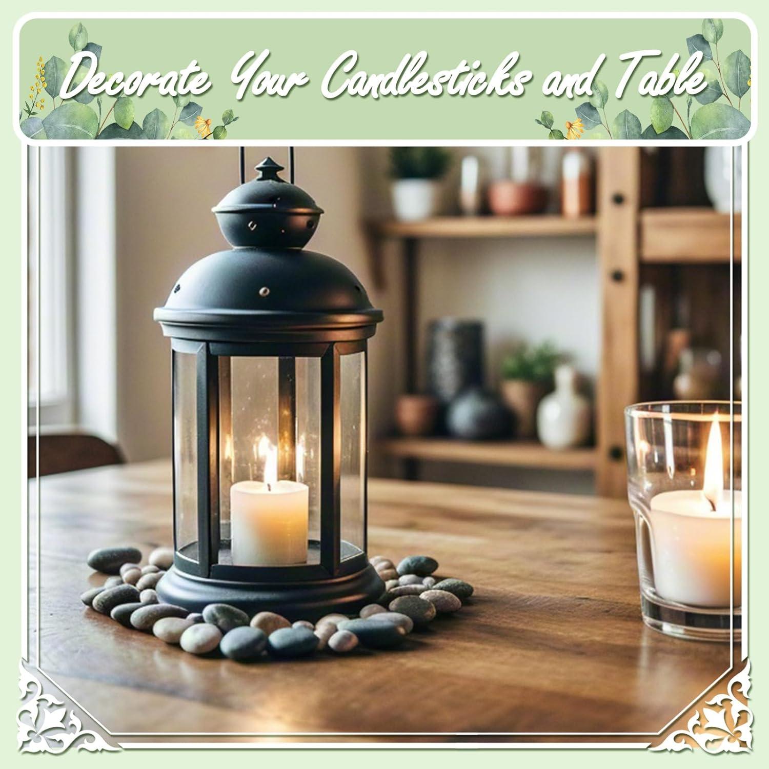 Rocas Naturales Pulidas Ausluru 2.27kg Negras para Jardín