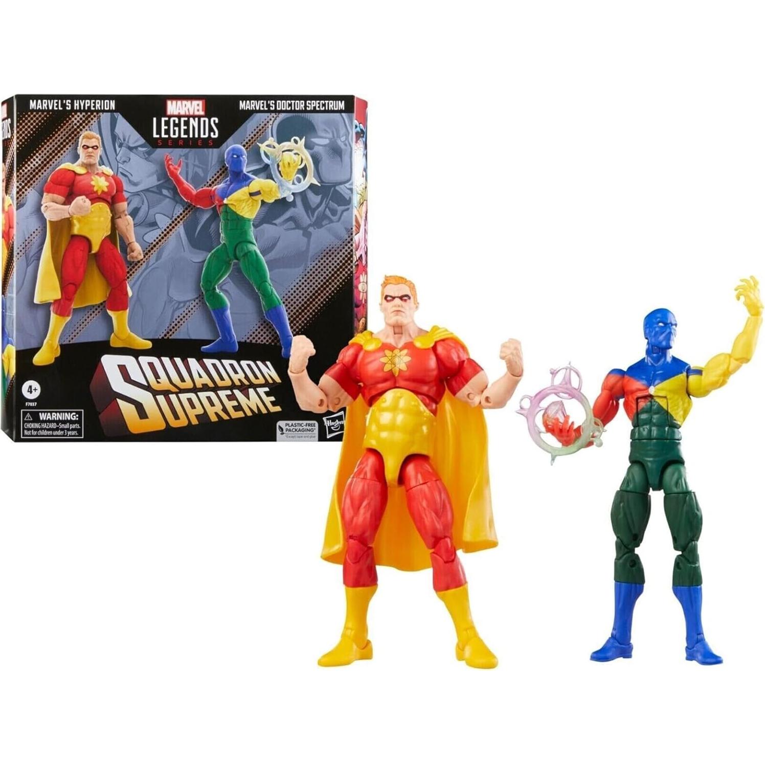 Figuras de acción Marvel Hyperion y Doctor Spectrum 15 cm