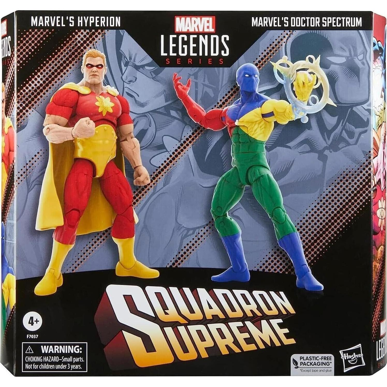 Figuras de acción Marvel Hyperion y Doctor Spectrum 15 cm