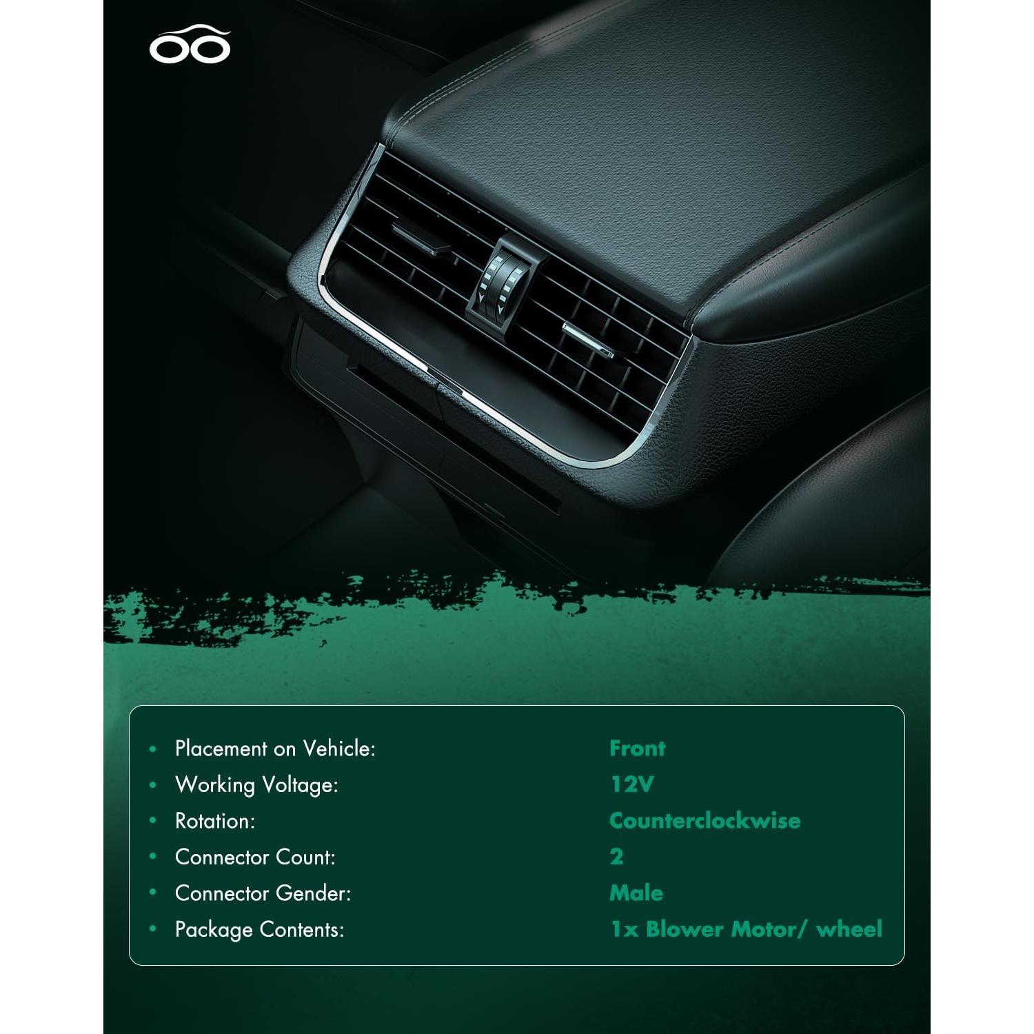 Motor de Soplador de Calefacción SCITOO 700203 para Acura, Ford, Honda