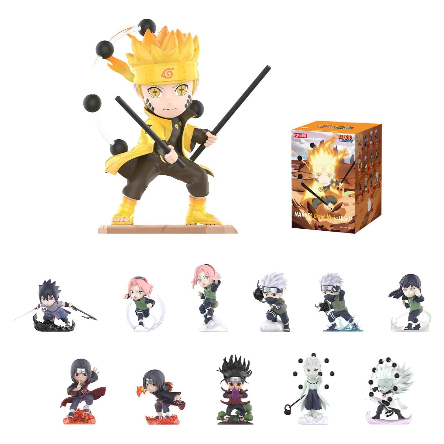 Figuras POP MART Naruto Ninkai Taisen - Caja Ciega Coleccionable