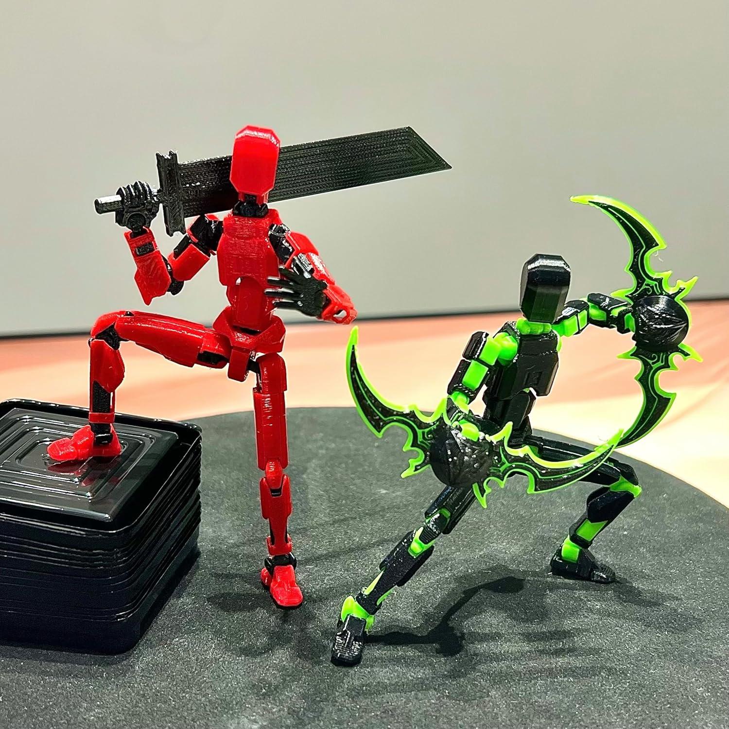 Set de 2 Figuras de Acción Titan 13 - Juguetes 3D para Niños