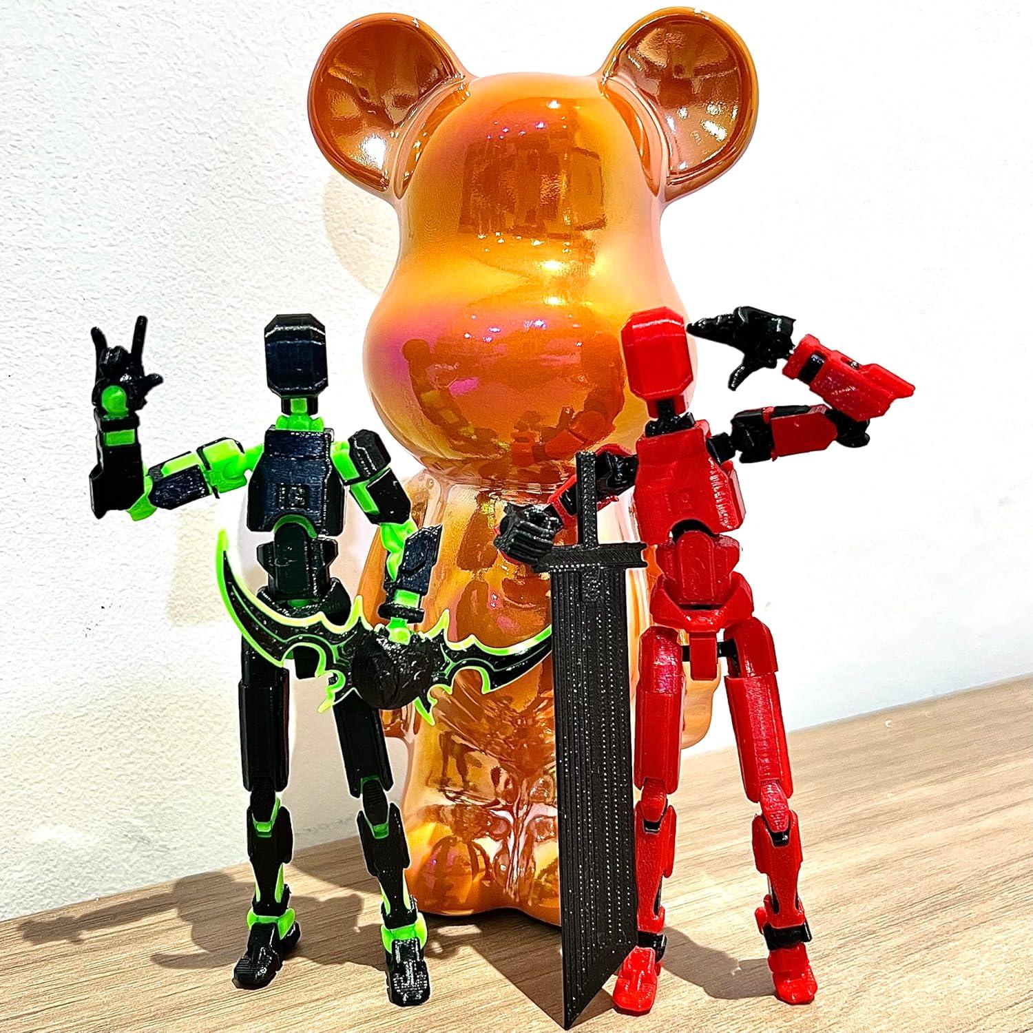 Set de 2 Figuras de Acción Titan 13 - Juguetes 3D para Niños