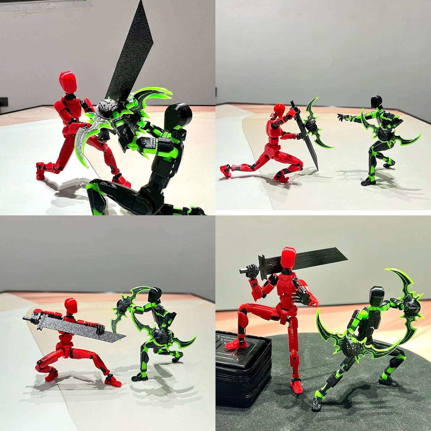 Set de 2 Figuras de Acción Titan 13 - Juguetes 3D para Niños