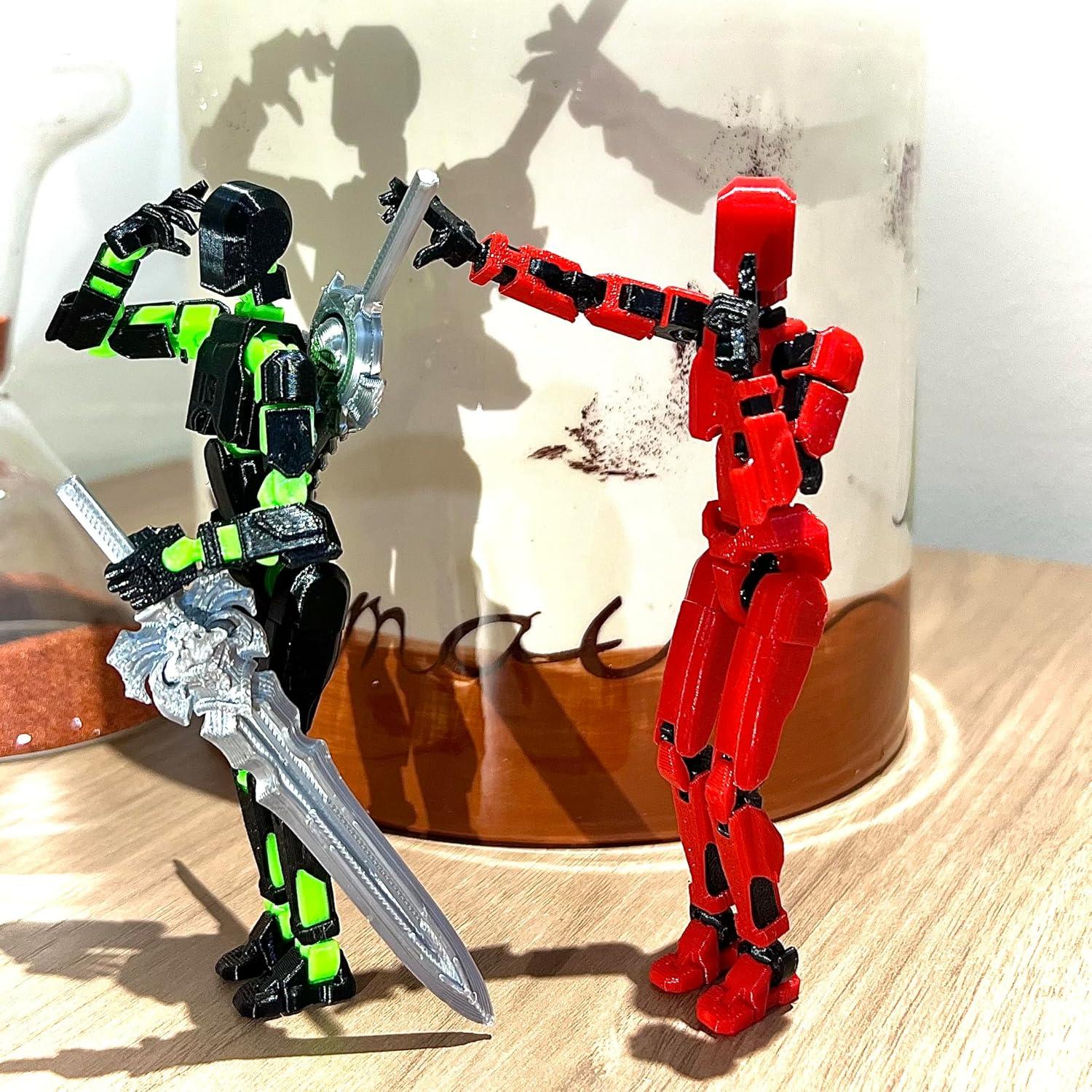 Set de 2 Figuras de Acción Titan 13 - Juguetes 3D para Niños