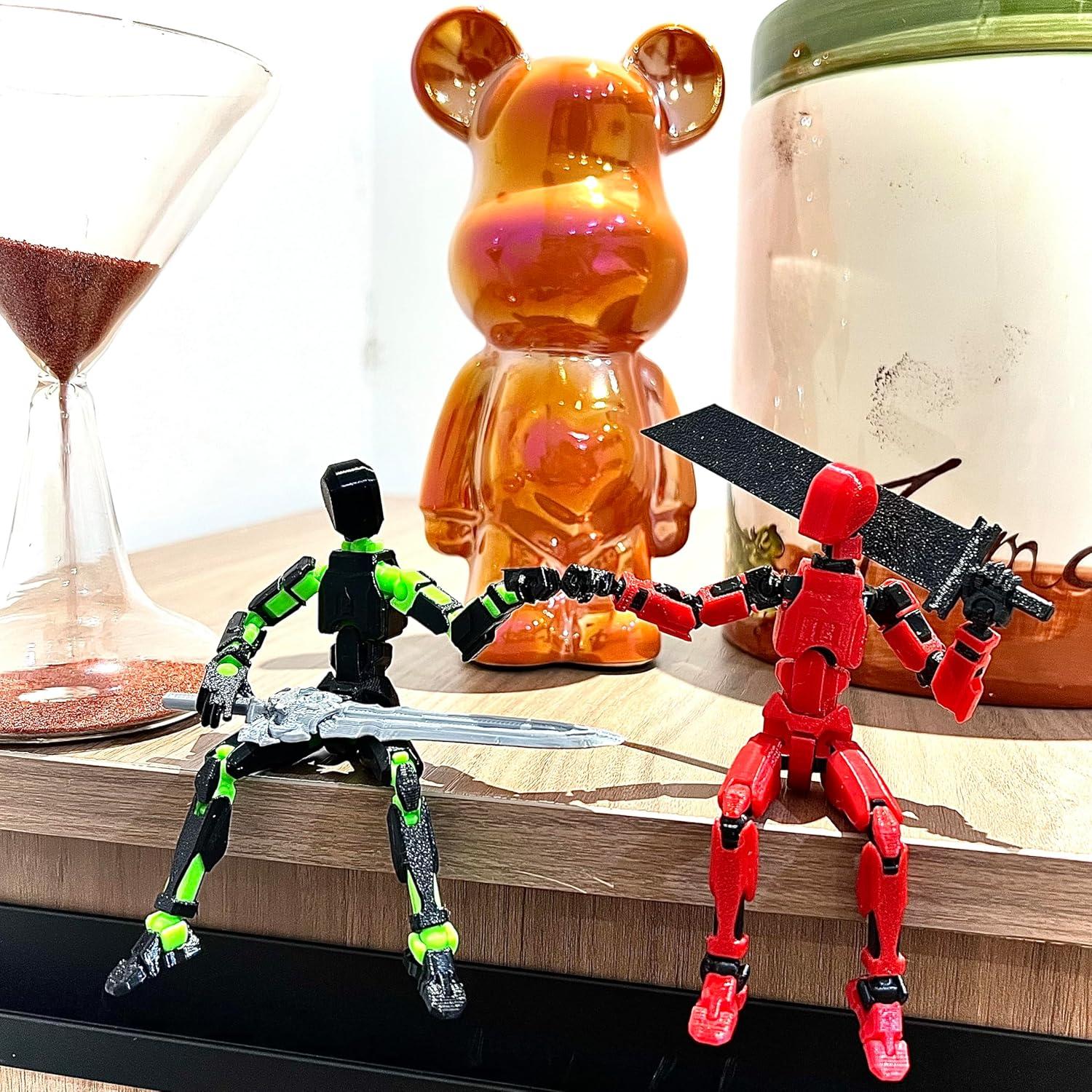 Set de 2 Figuras de Acción Titan 13 - Juguetes 3D para Niños