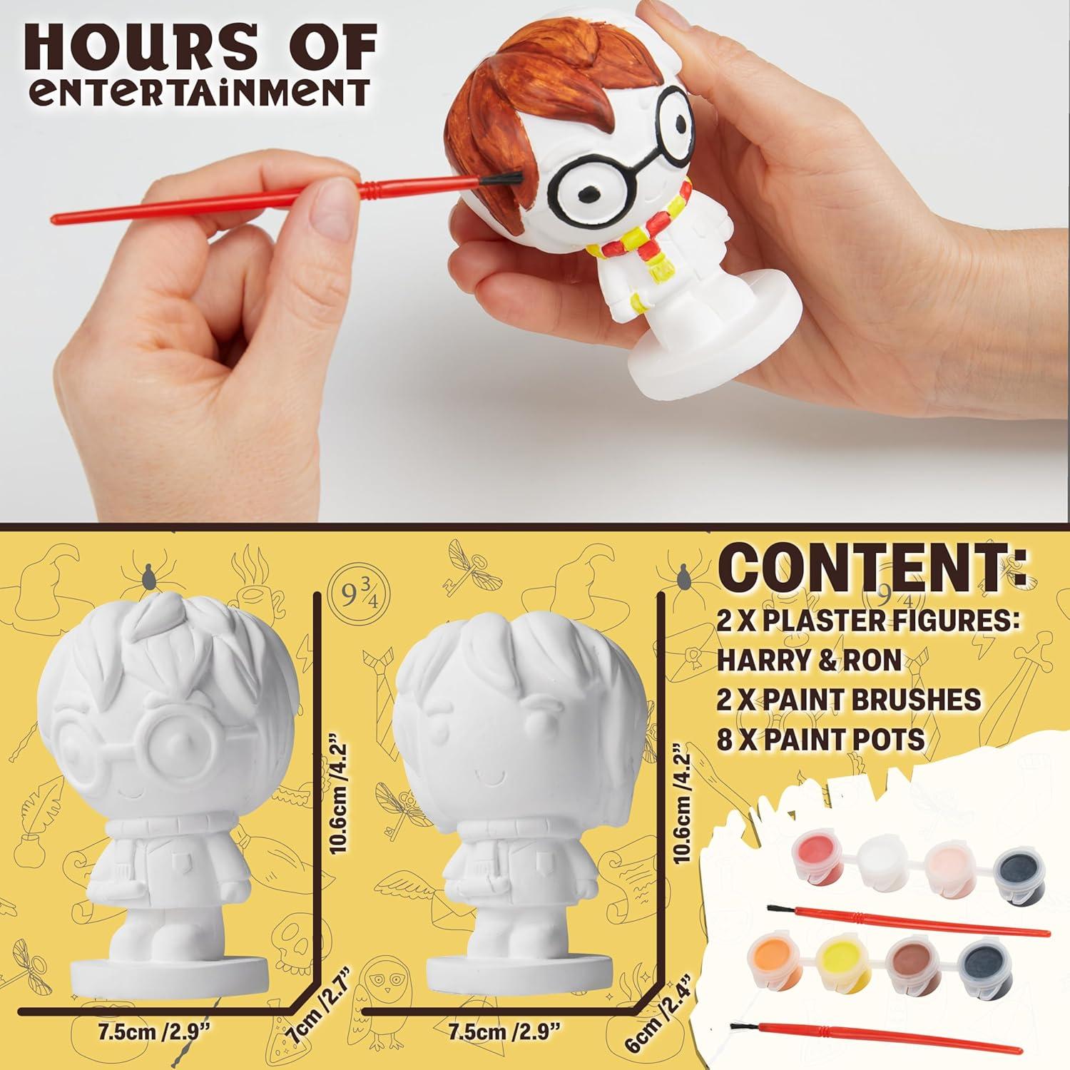 Juego de Figuras de Yeso Harry Potter - Manualidades Creativas