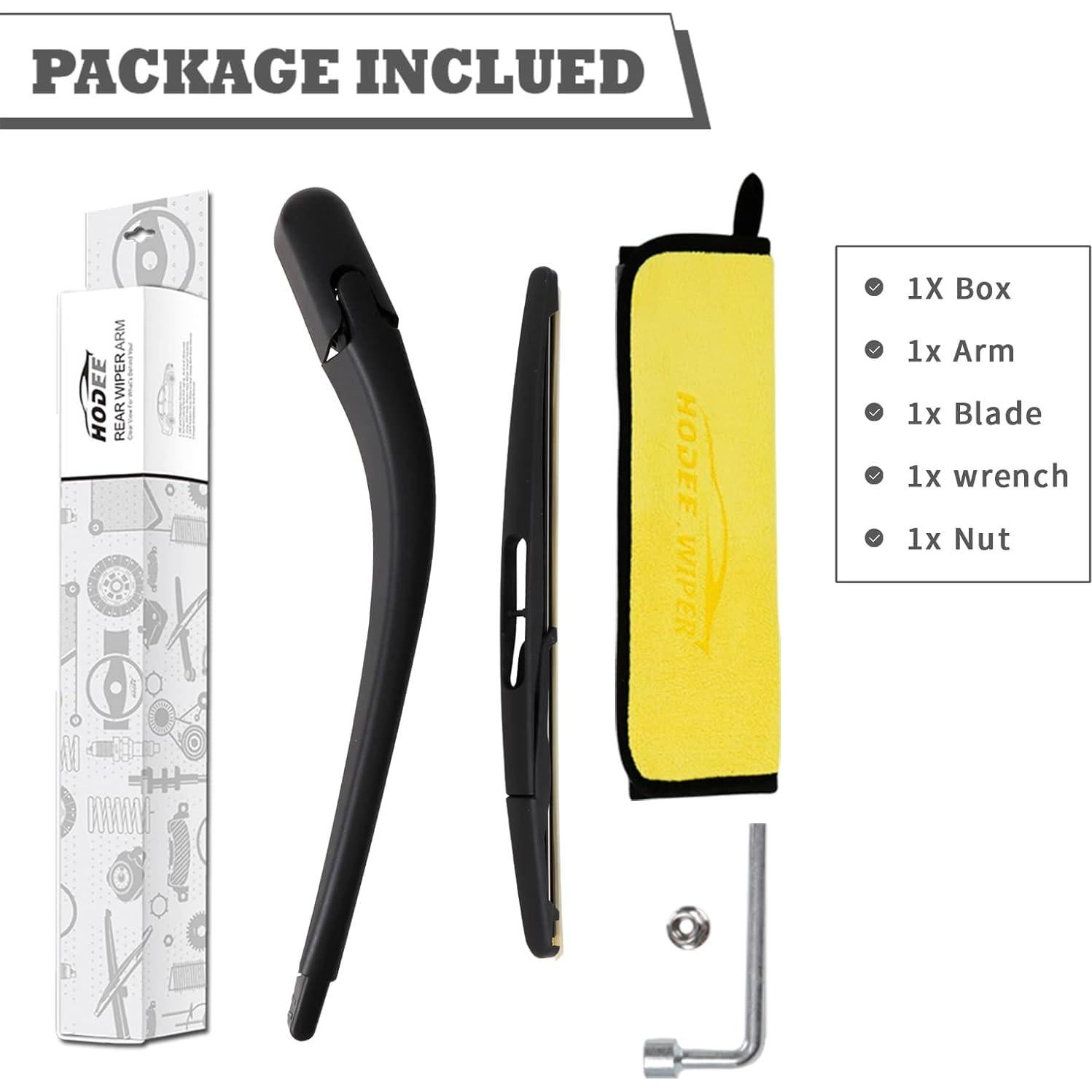 Juego de tuercas HODEE para limpiaparabris trasero 2005-2009