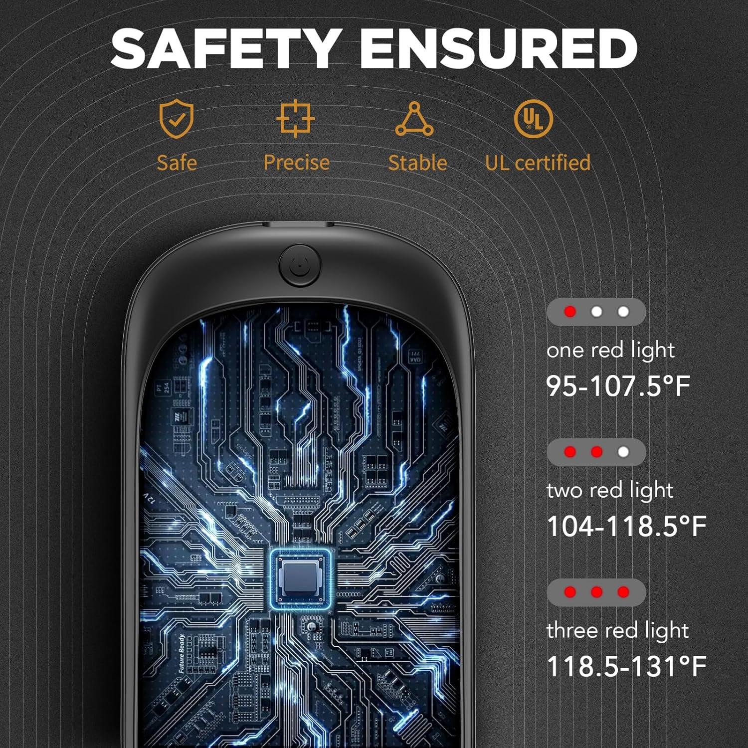 Calentadores de Manos Recargables Lerat A23 USB 2 en 1