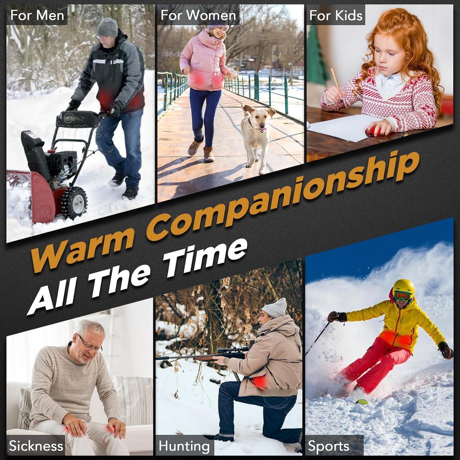 Calentadores de Manos Recargables Lerat A23 USB 2 en 1