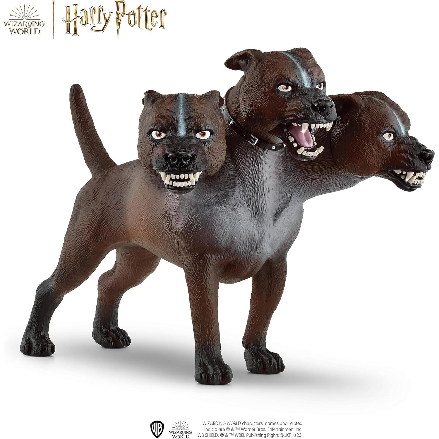 Harry Potter - 7" Fluffy Figurine - Cerberus the Three-Headed Dog from Harry Potter - Wizarding World Collectible Figures for Kids and Adults - Toys for Ages 6+ | 13990