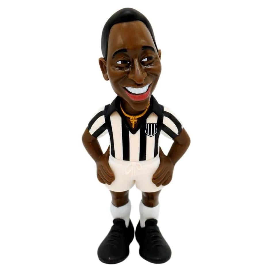 Figurita Coleccionable Minix Pele Santos 12 cm Detalle