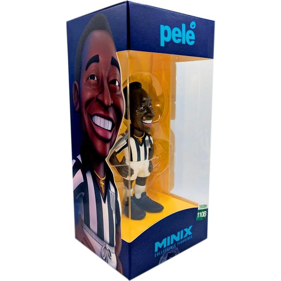 Figurita Coleccionable Minix Pele Santos 12 cm Detalle
