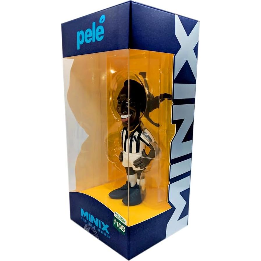 Figurita Coleccionable Minix Pele Santos 12 cm Detalle
