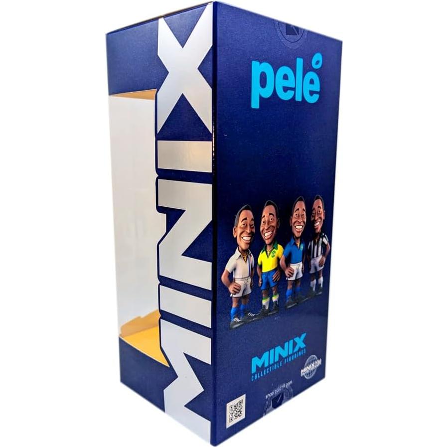 Figurita Coleccionable Minix Pele Santos 12 cm Detalle