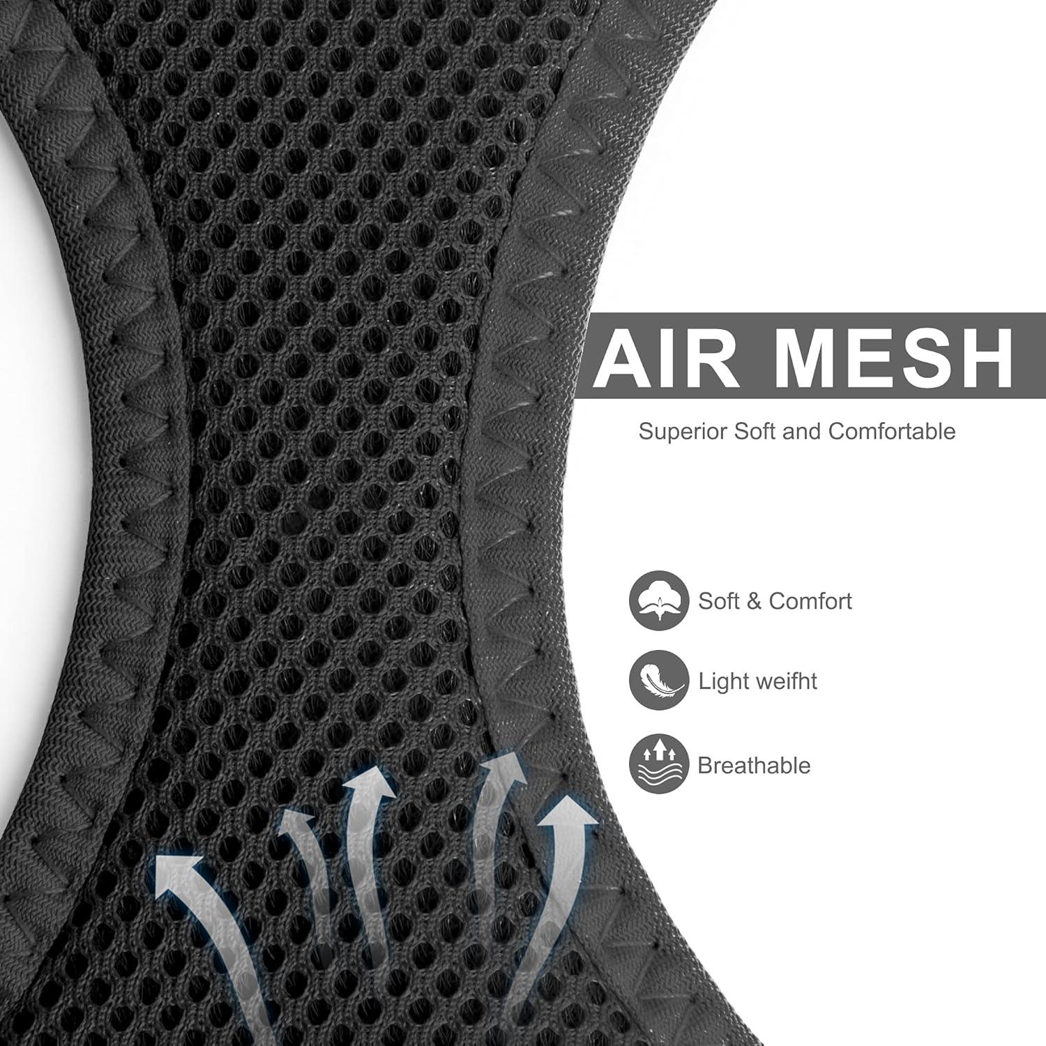 Conjunto Arnés y Correa Fida para Gatito y Cachorro Negro