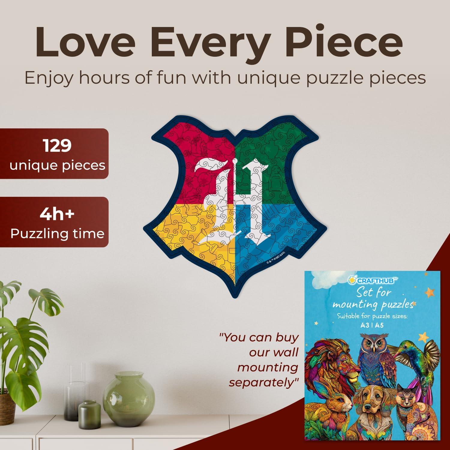 Rompecabezas Harry Potter - Madera 129 Piezas 27x27 cm