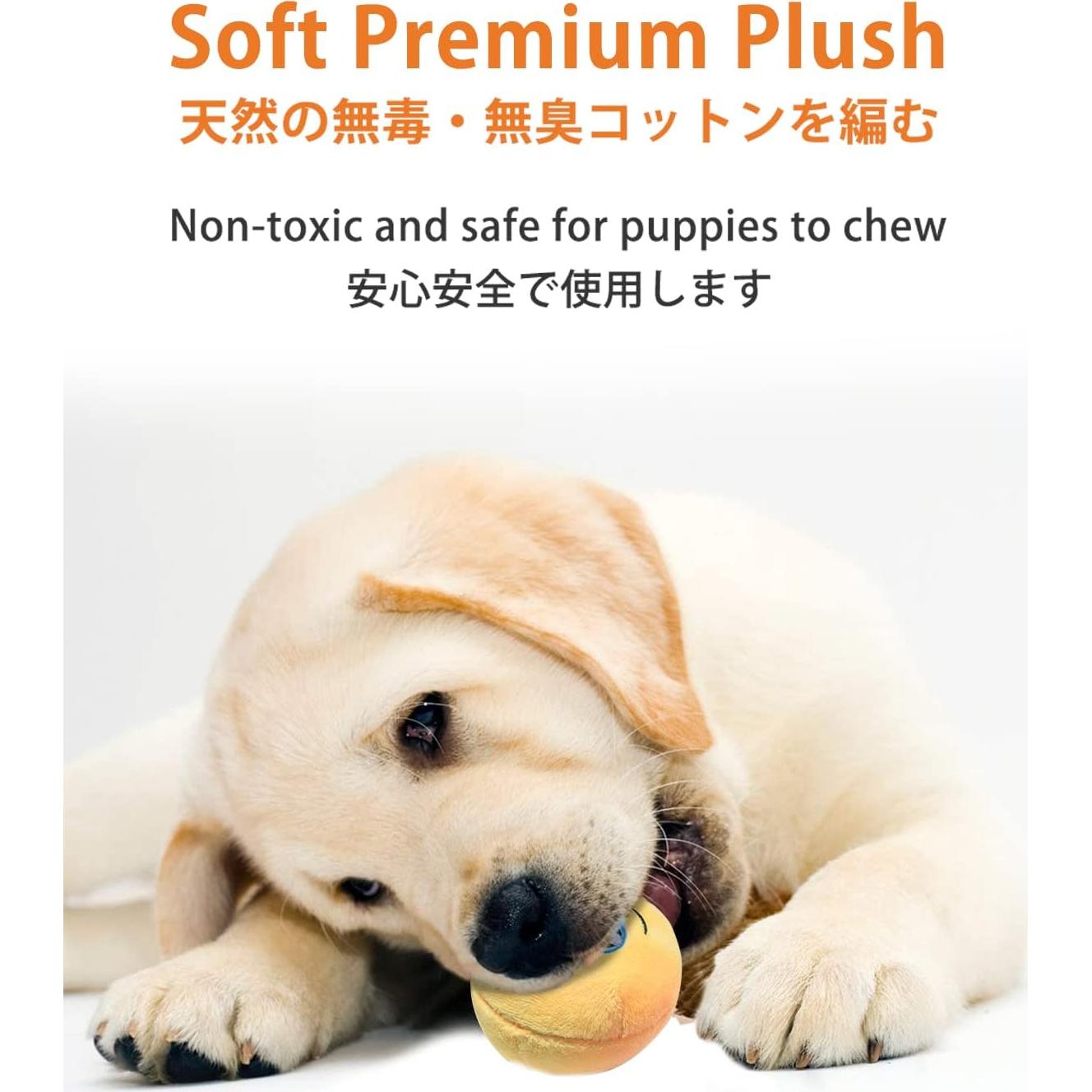 Juguetes Squeaky para Perros SCHITEC - 6 Pelotas Suaves 6.6 cm