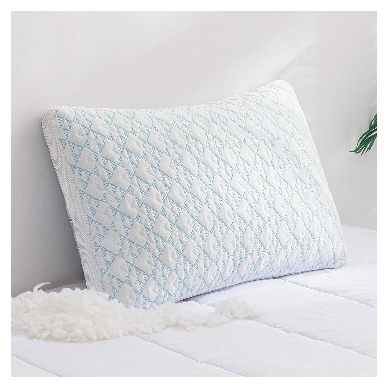 Almohada Ajustable Hipoalergénica Ankwos Queen Viscosa Bambú