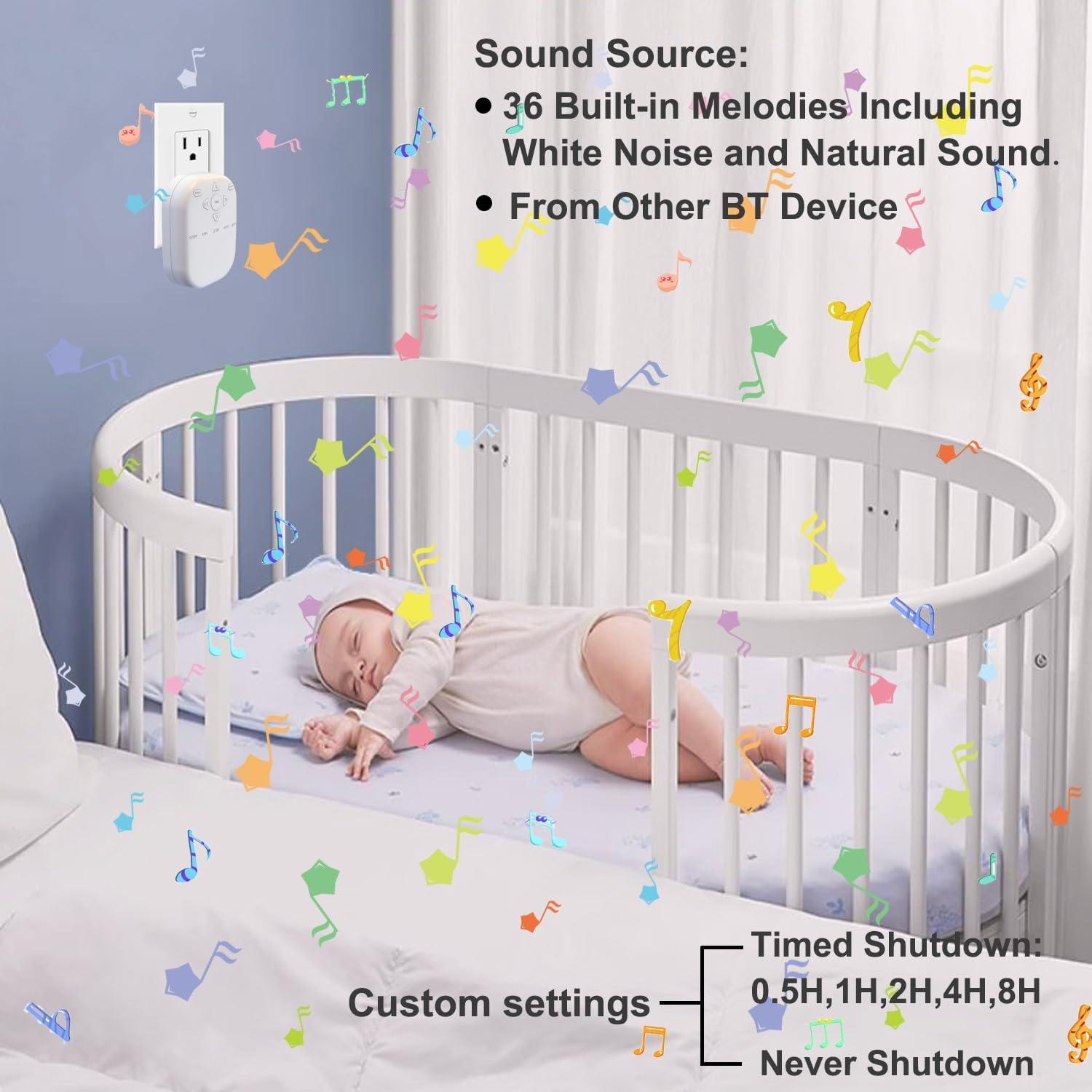 Máquina de Ruido Blanco Shenzhen YK01, 36 Sonidos Relajantes