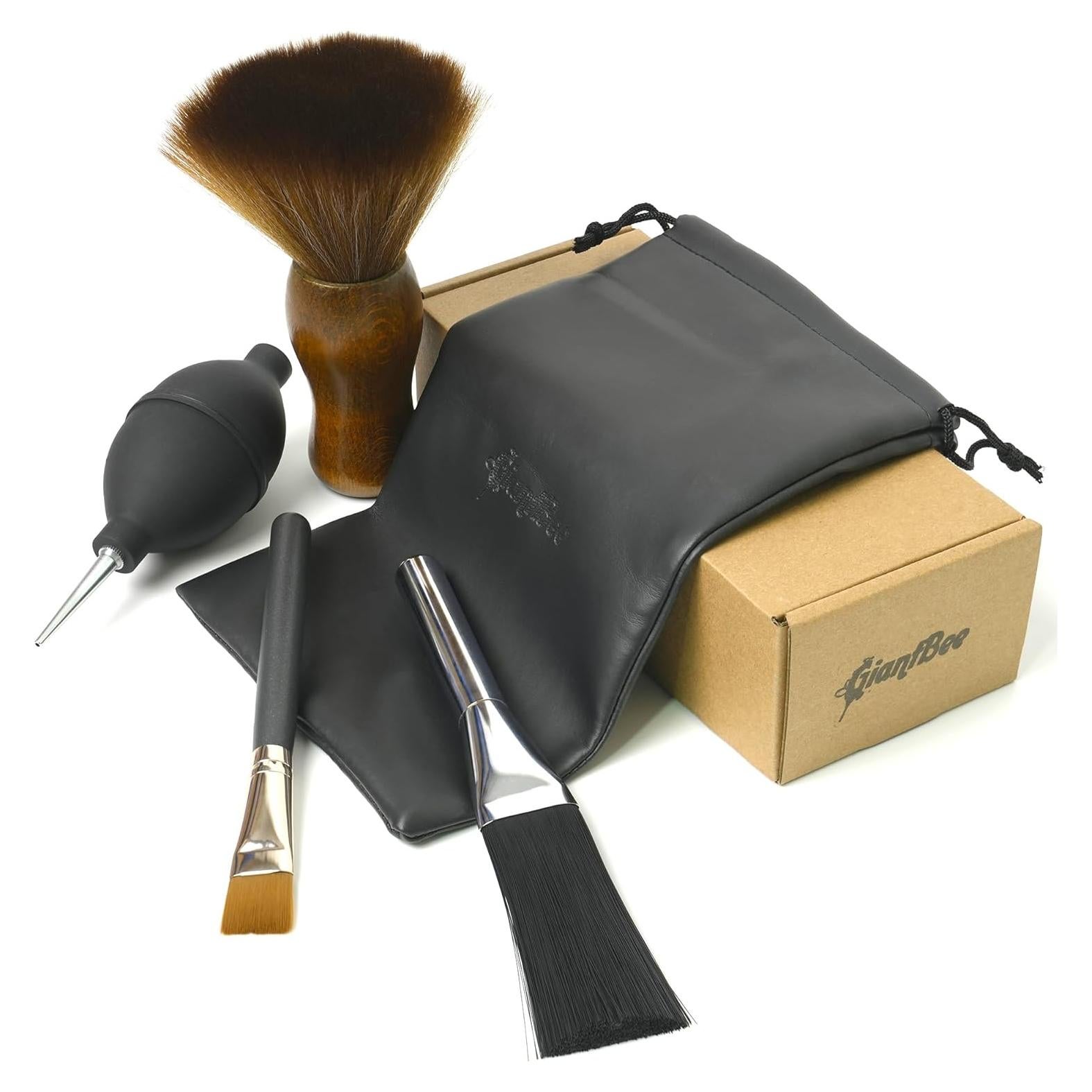 Kit de Limpieza Profesional para Estatuas GiantBee - 3 Cepillos Suaves