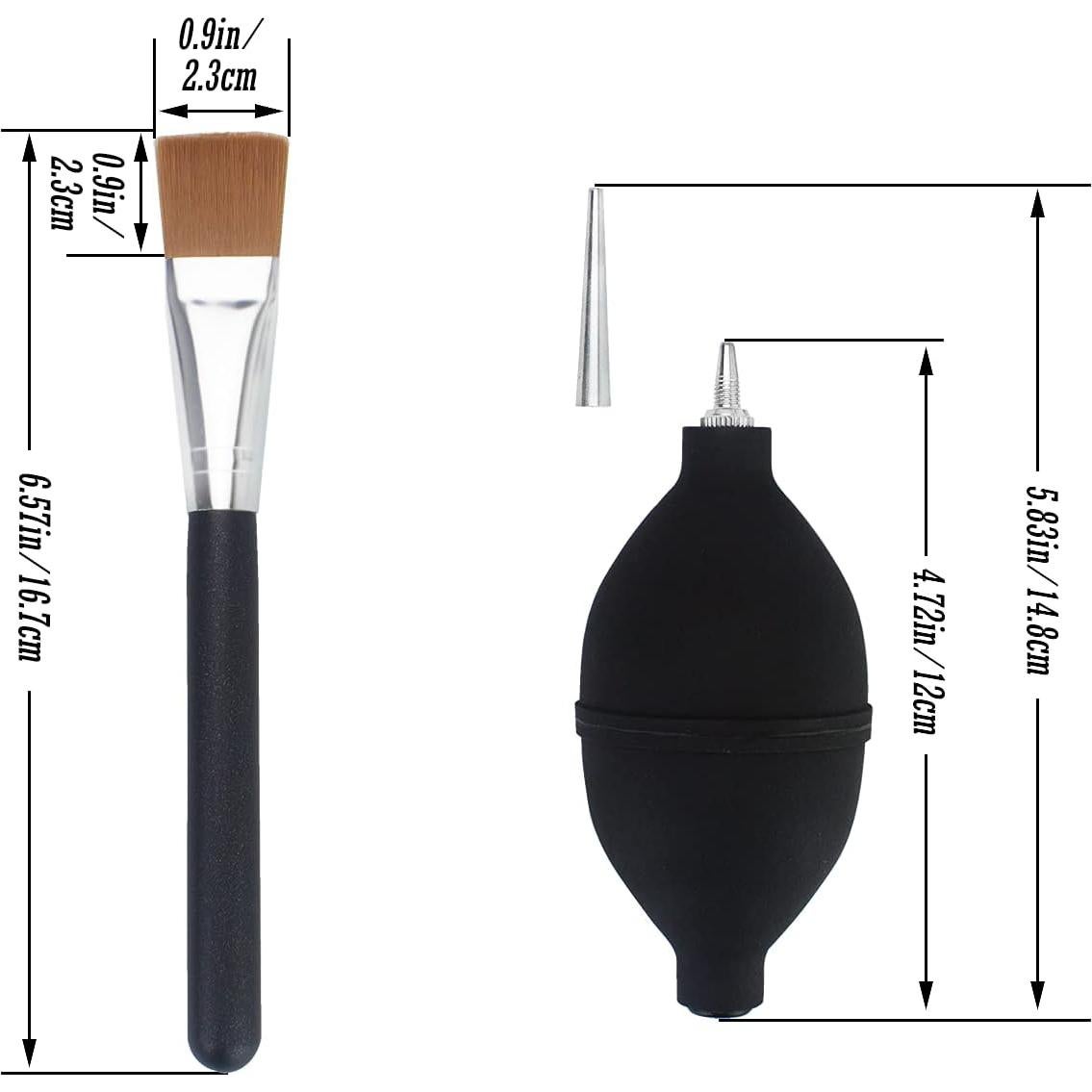 Kit de Limpieza Profesional para Estatuas GiantBee - 3 Cepillos Suaves