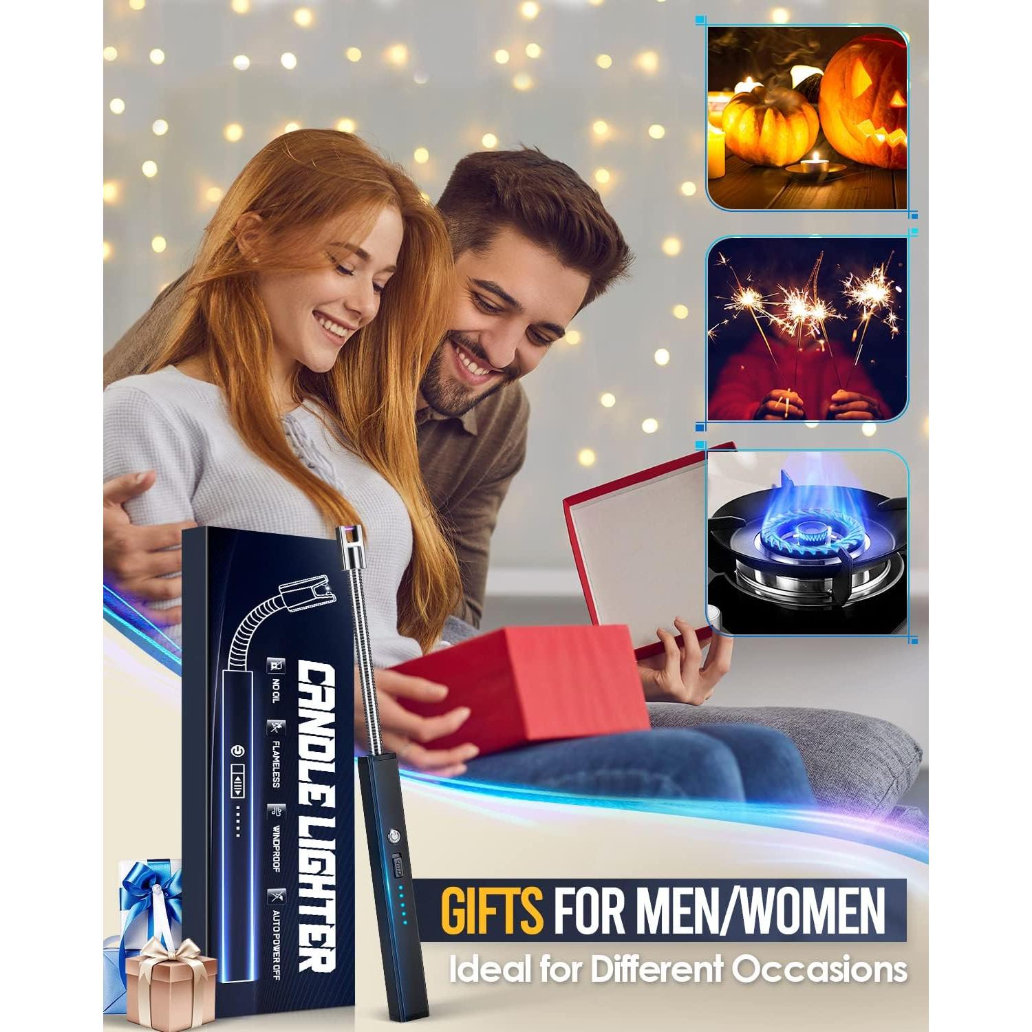 Encendedor Eléctrico Recargable CAREVER con Cuello Flexible