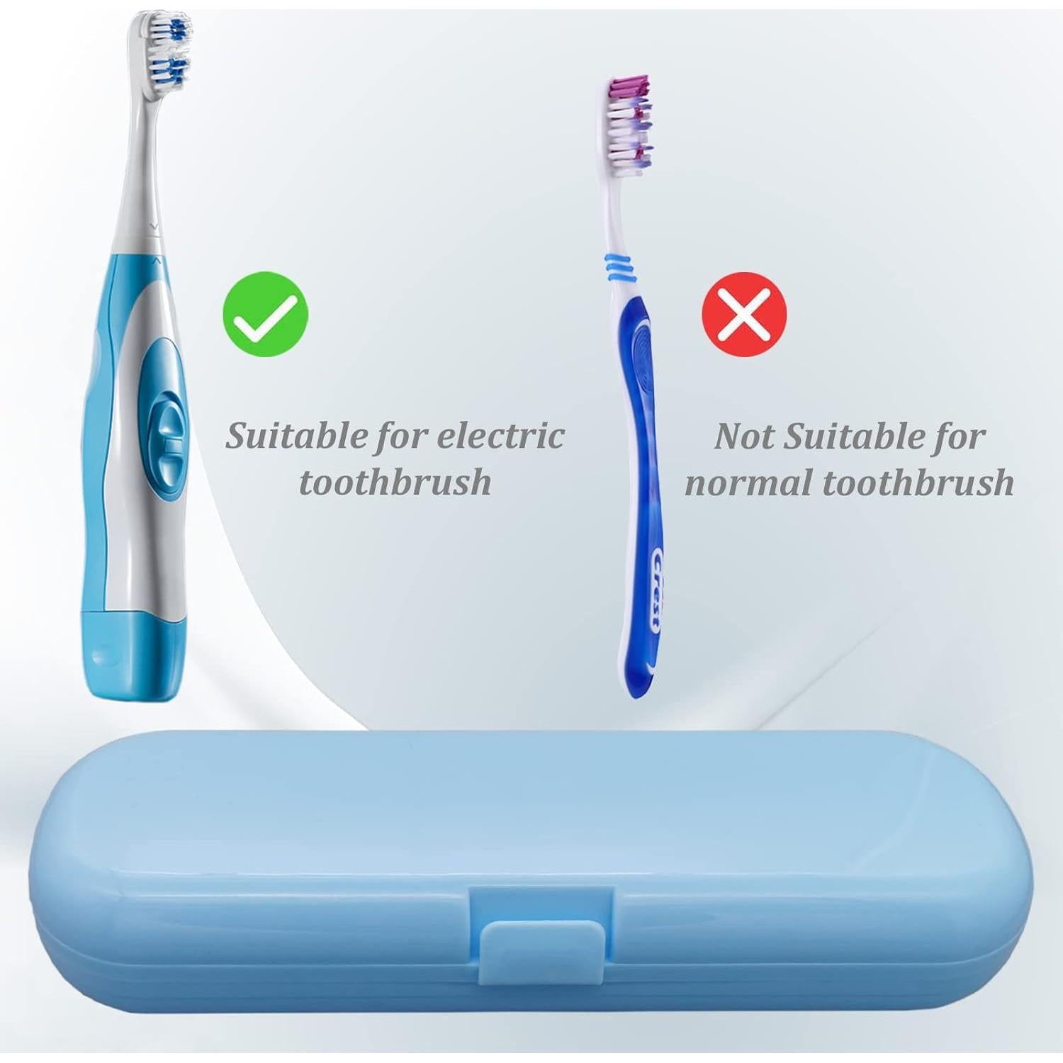 Estuche de Viaje para Cepillo de Dientes Eléctrico Hovesty - 2 Pcs