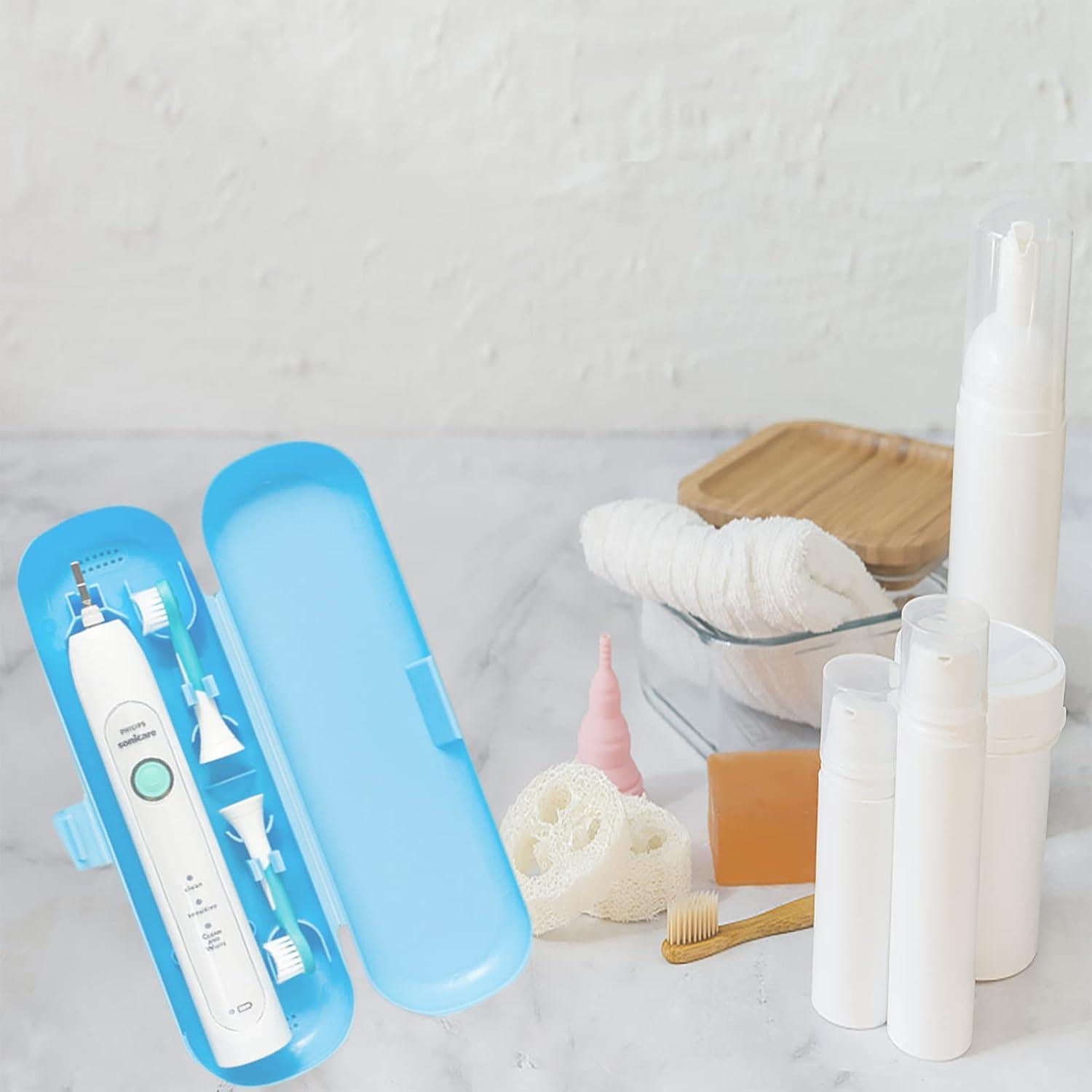 Estuche de Viaje para Cepillo de Dientes Eléctrico Hovesty - 2 Pcs