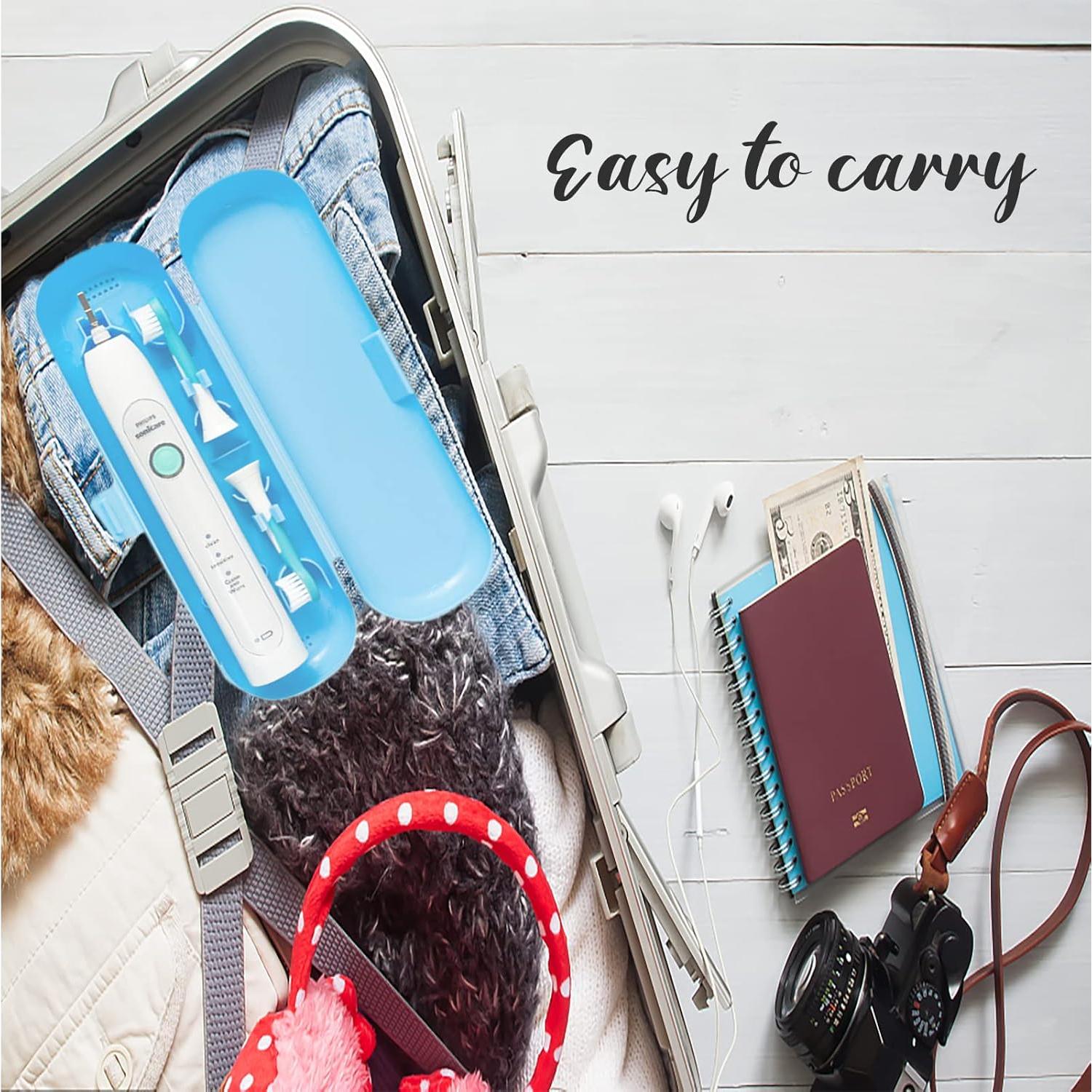 Estuche de Viaje para Cepillo de Dientes Eléctrico Hovesty - 2 Pcs