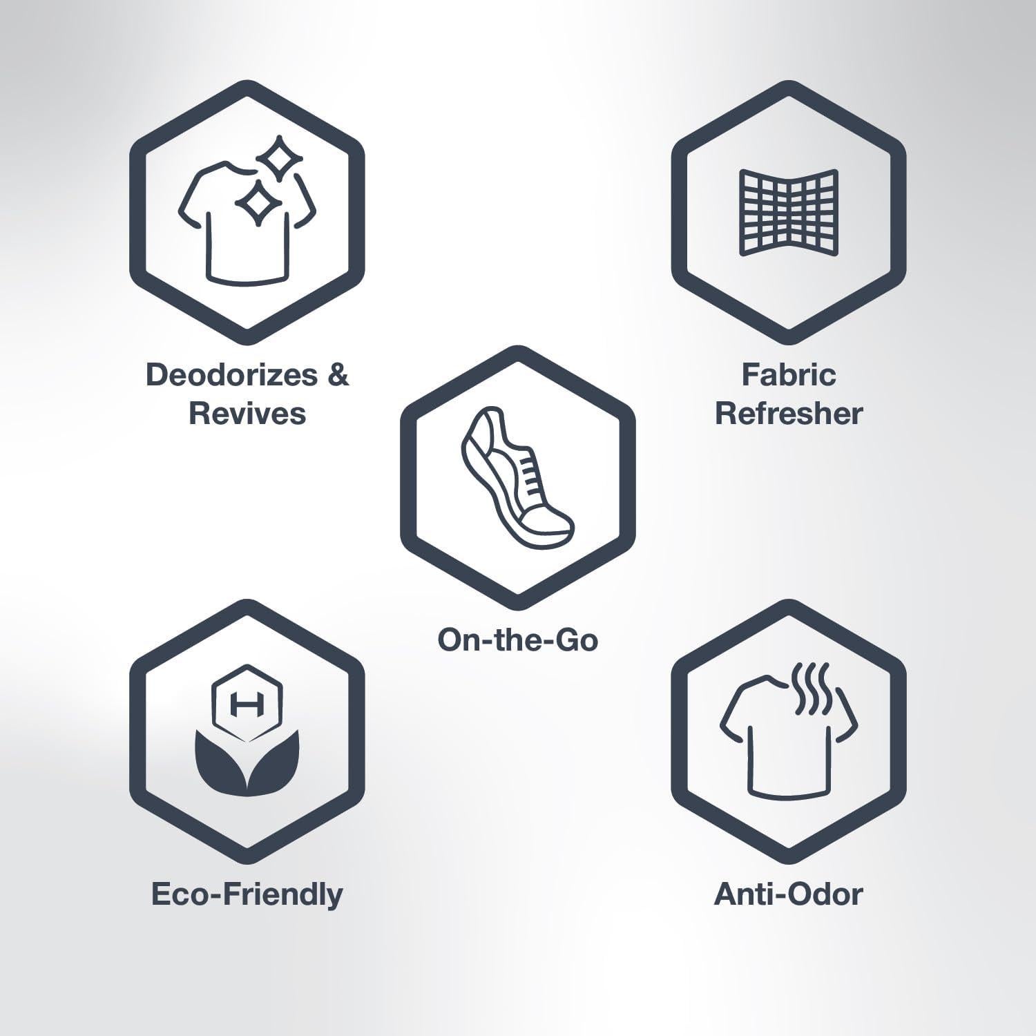 Spray Desodorante HEX Performance Fresco 2x22oz Eliminador Olores