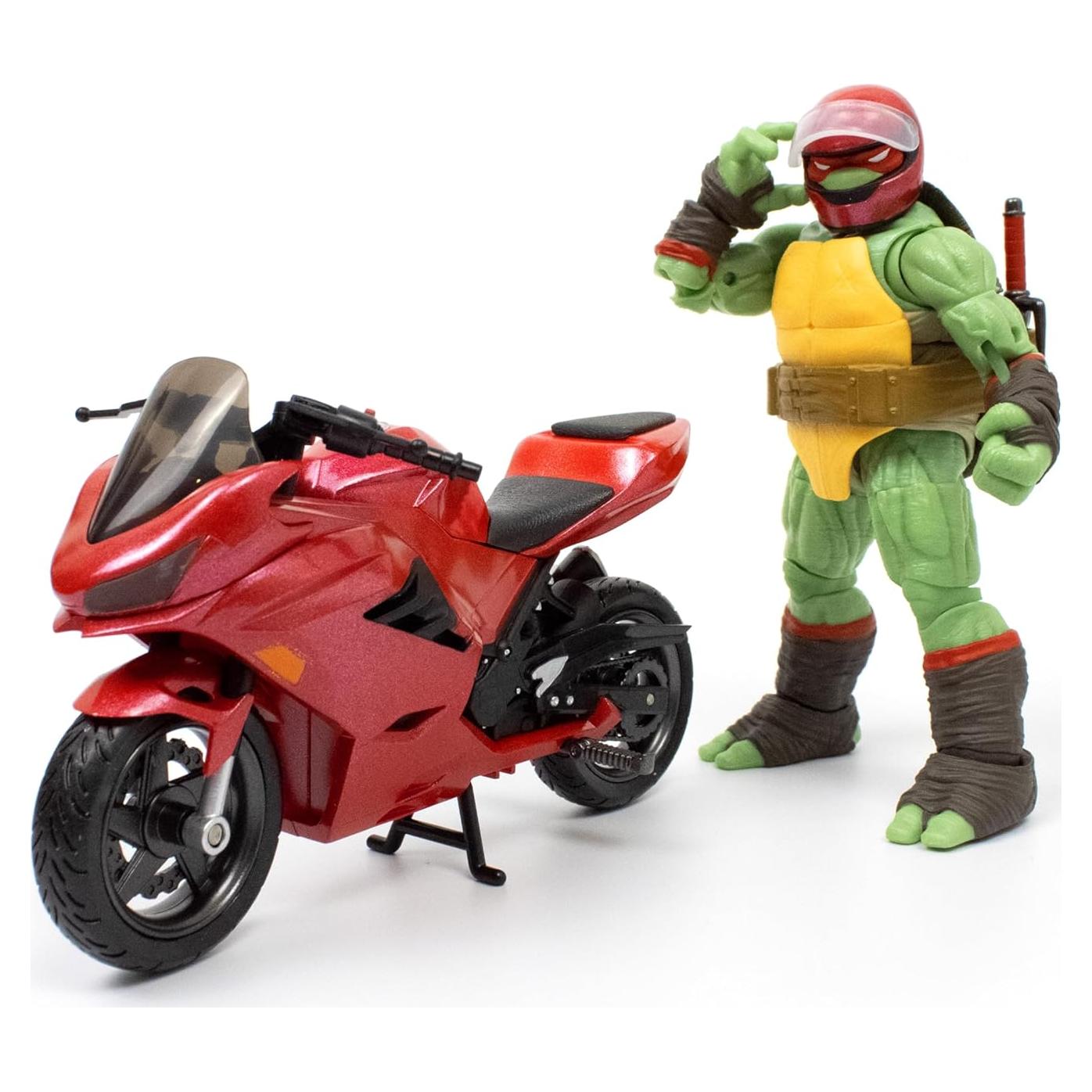 Figura de Acción Rafael BST AXN 5" con Motocicleta Roja