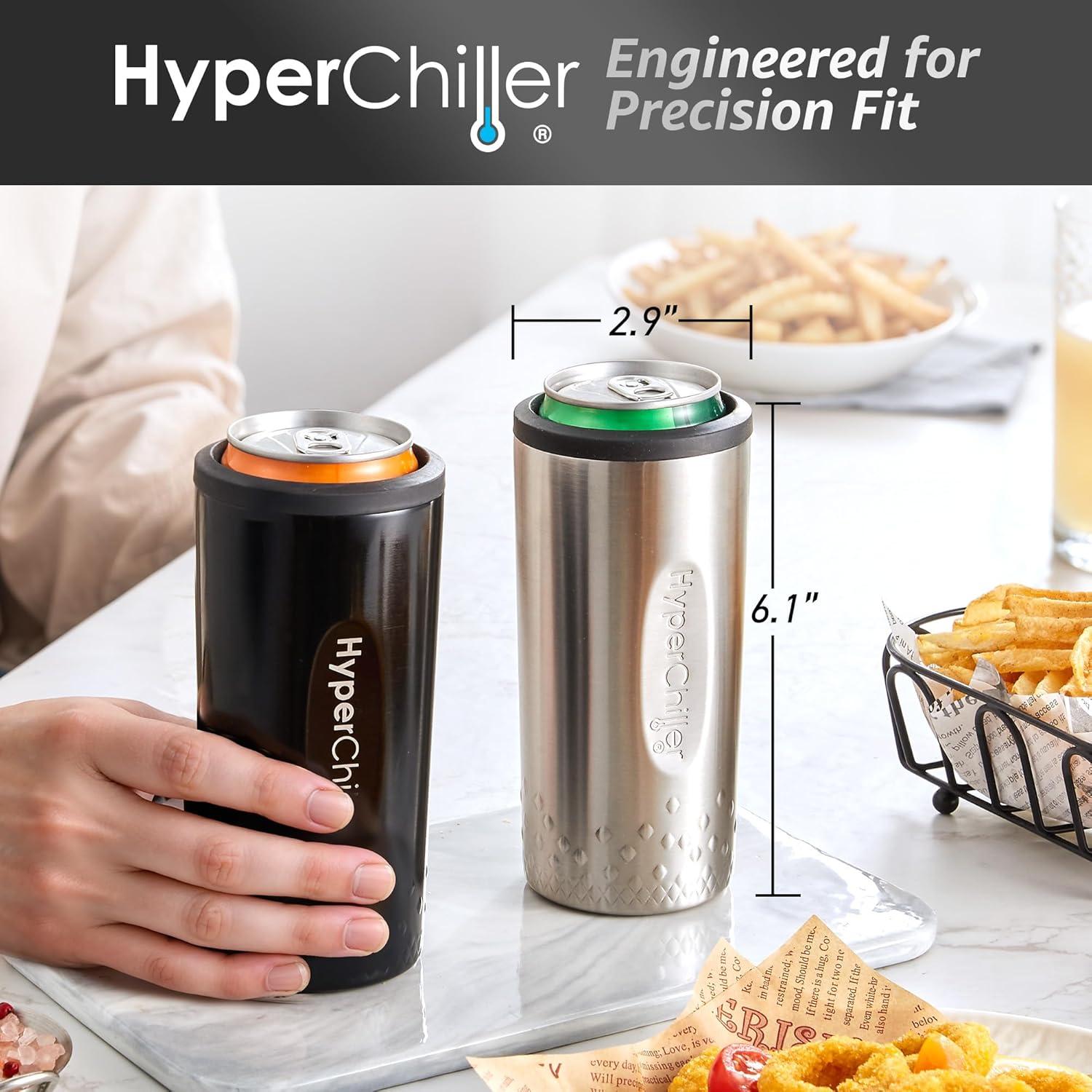HyperChiller SLIM HBC100SS Enfriador de Latas 12 Oz Acero Inox