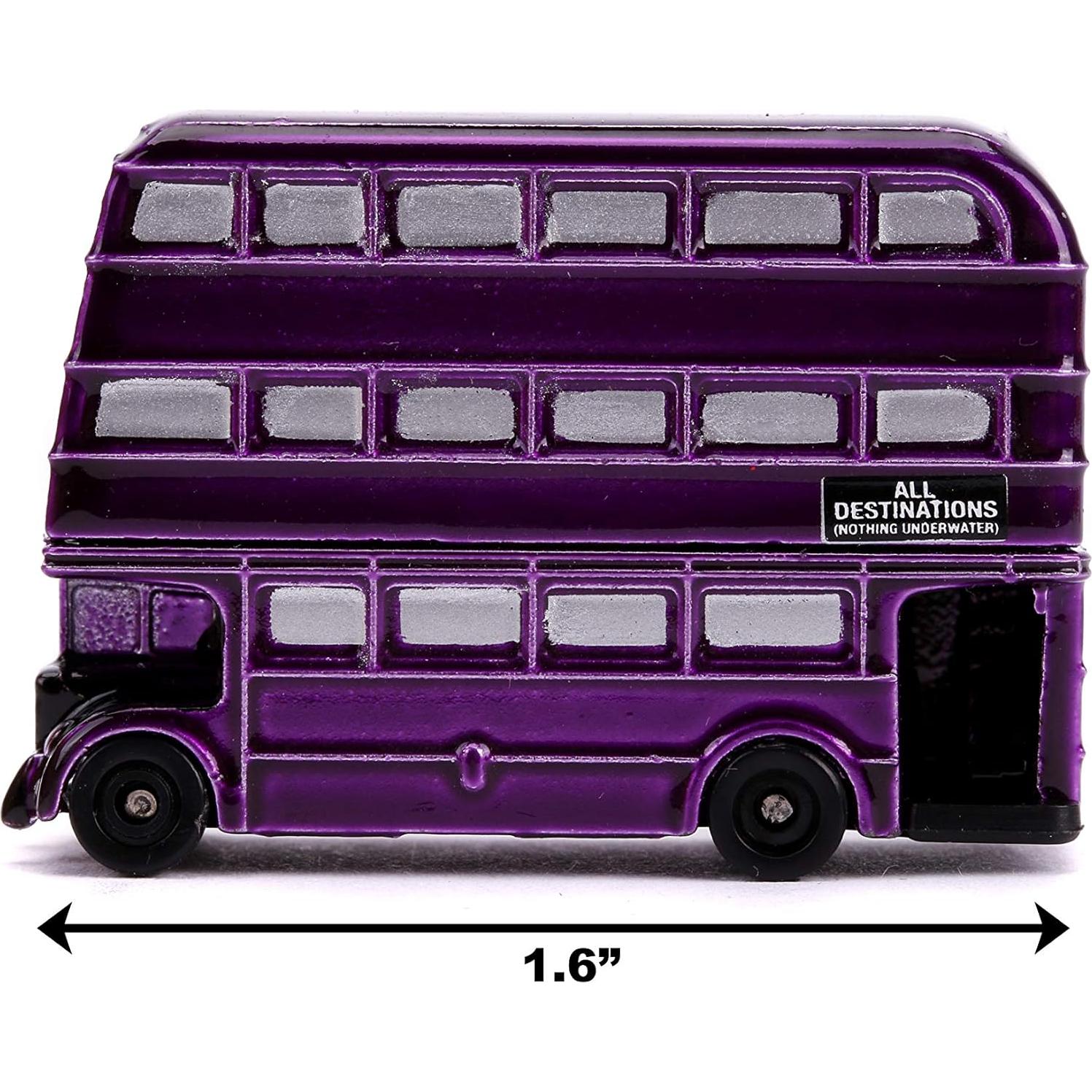 Jada Toys Mini Vehículos Harry Potter 1959 Ford Anglia y Autobús