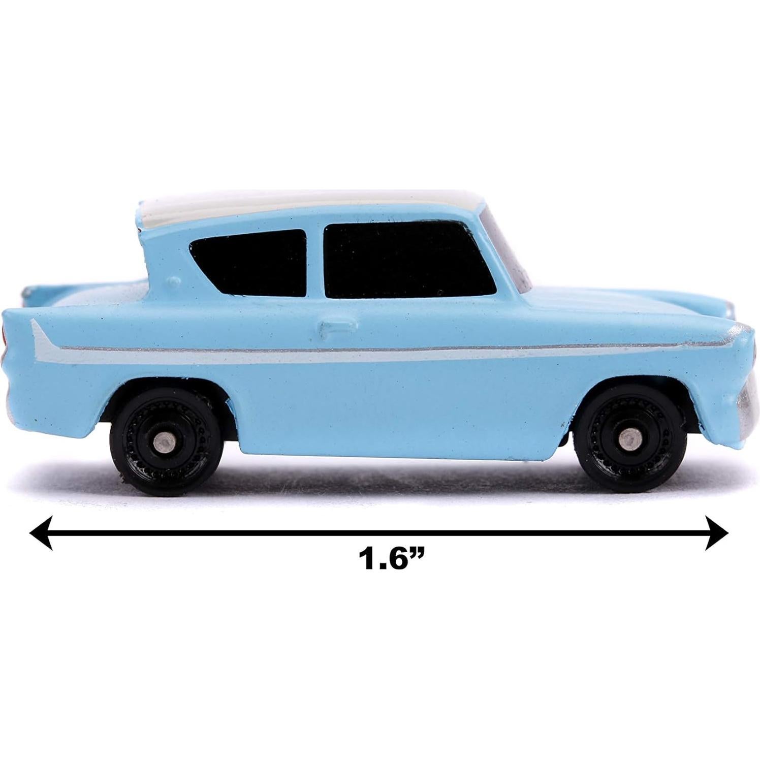 Jada Toys Mini Vehículos Harry Potter 1959 Ford Anglia y Autobús