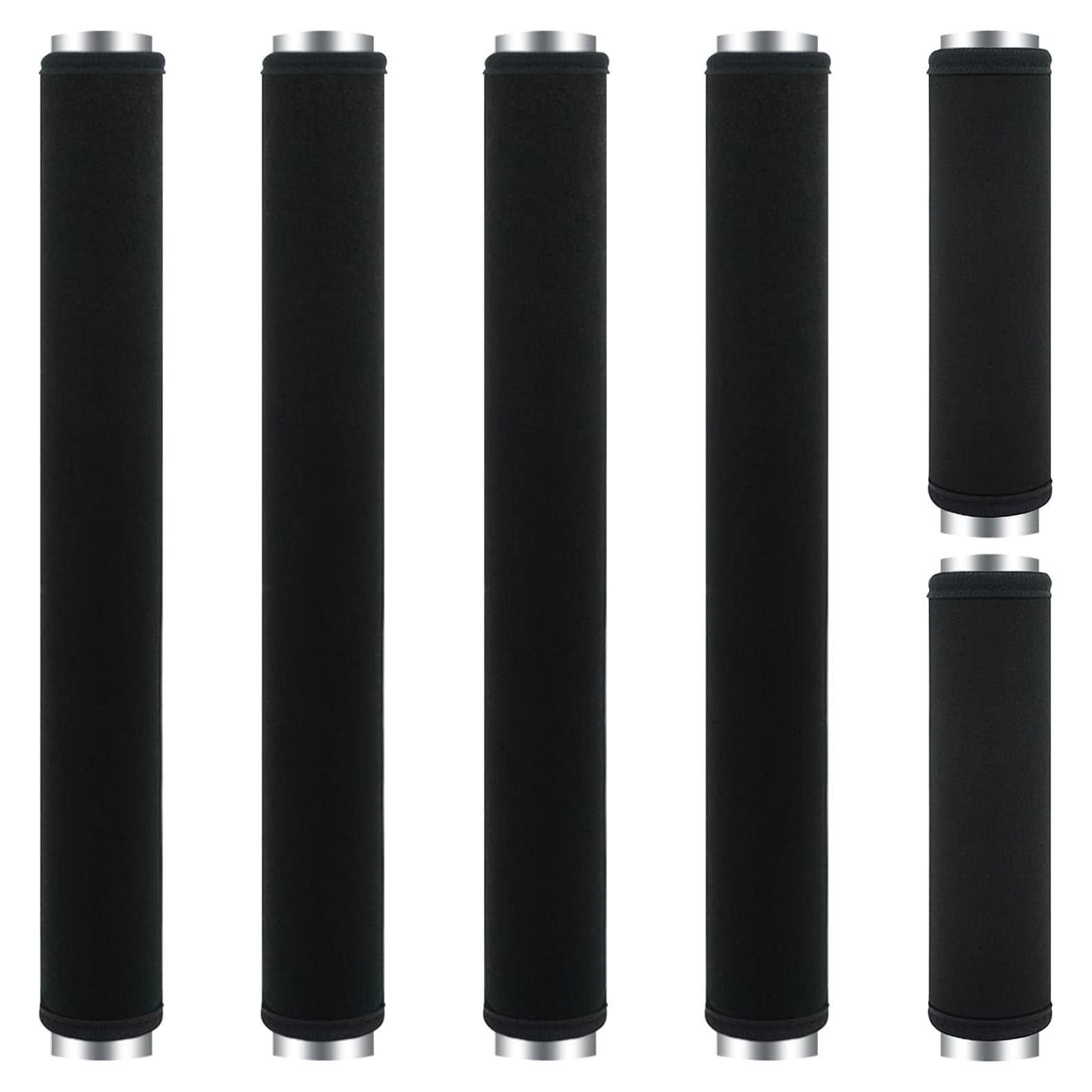 Cubiertas de Mango ZAWAGIIK 6 Pcs Antideslizantes Negro