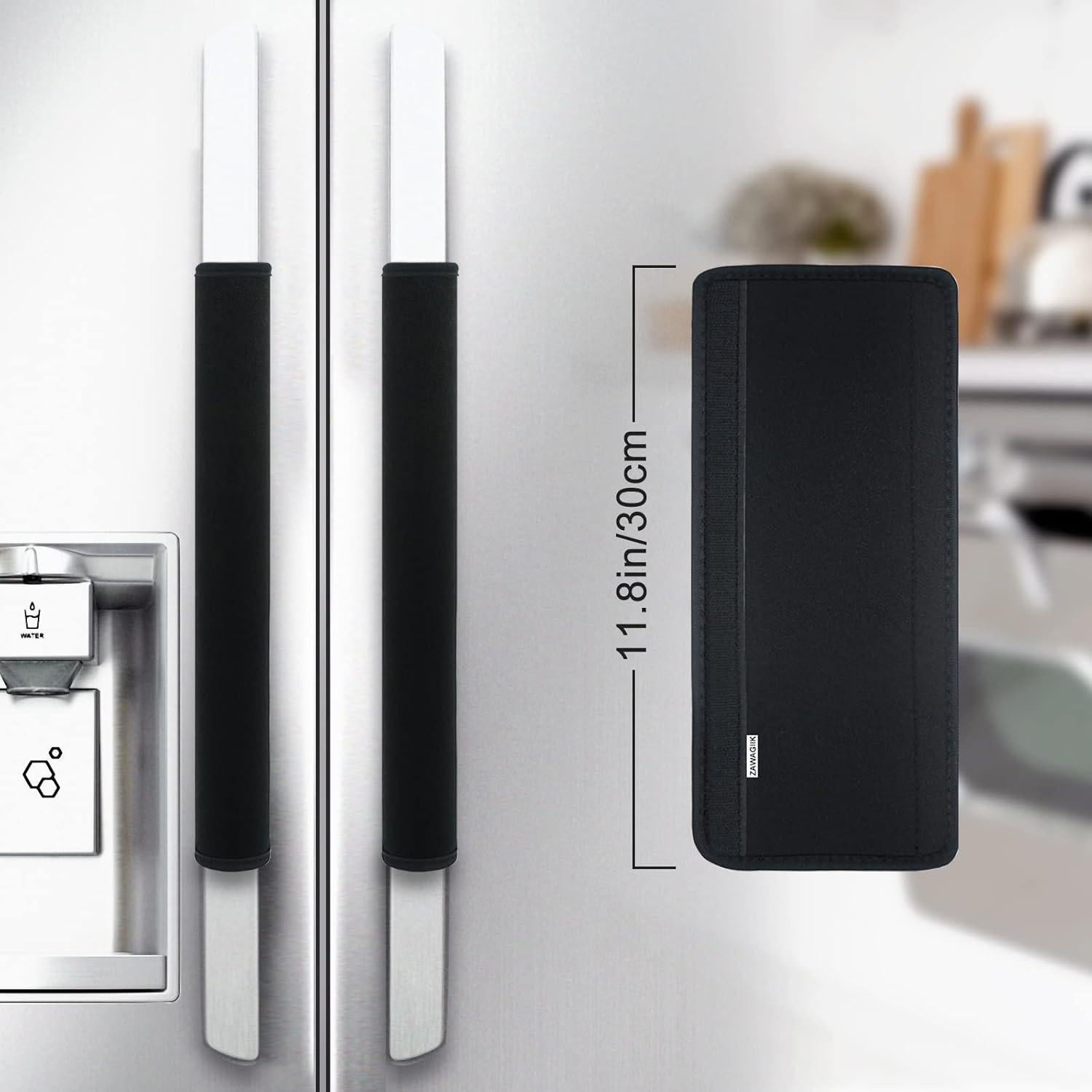 Cubiertas de Mango ZAWAGIIK 6 Pcs Antideslizantes Negro