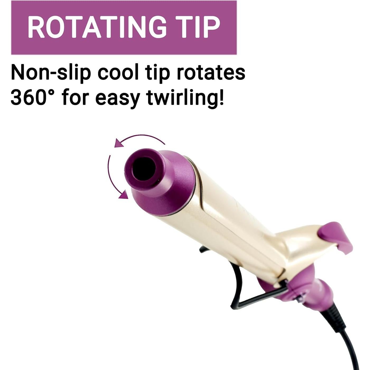 Rizador de Cabello Largo Mr Big XL Cerámico 24.13 cm 0.75"