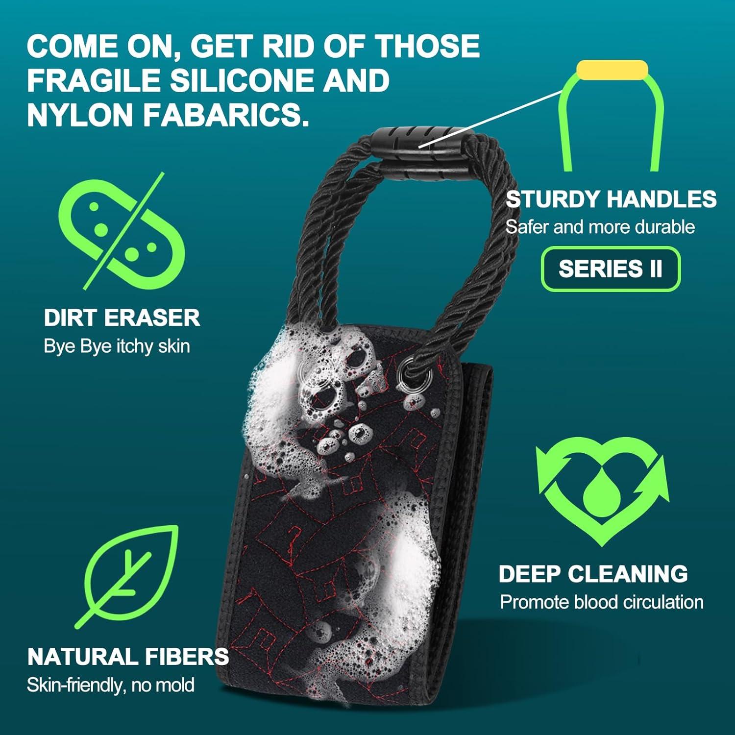 Exfoliante de Espalda Dodiff 97.79 cm Doble Cara Negro