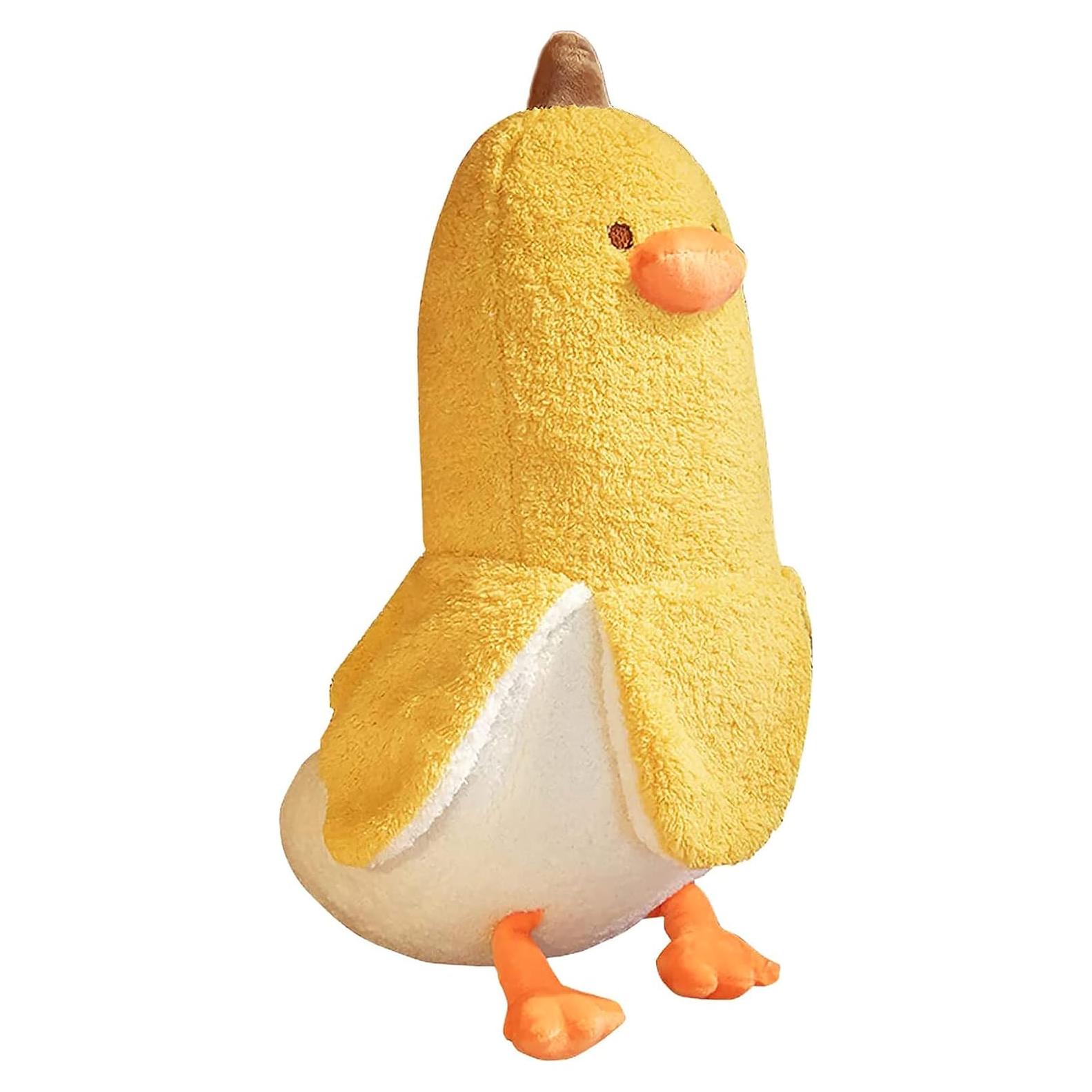 Peluche Pato Banana PEACH CAT 50 cm Amarillo Kawaii